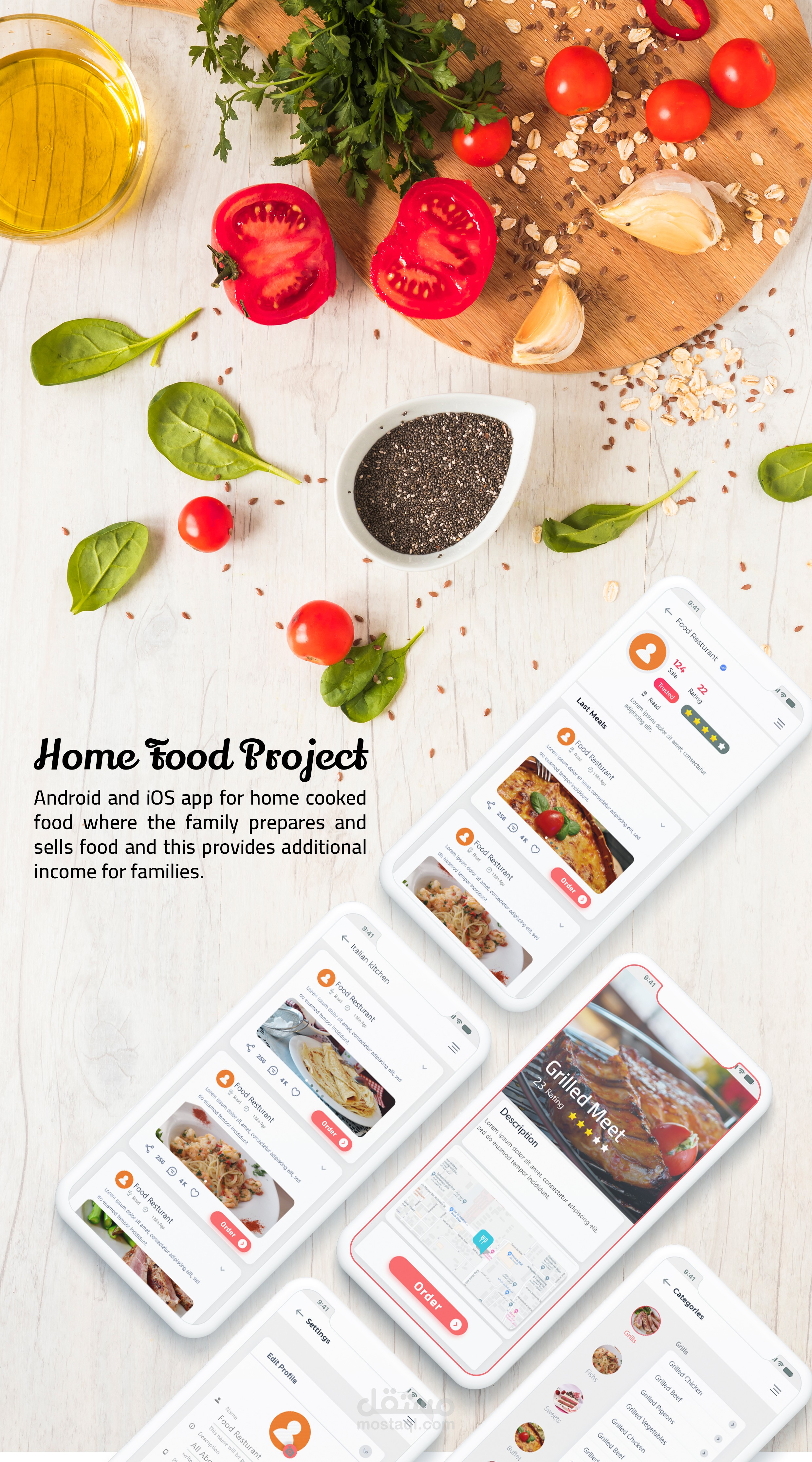 Home Food Application Project