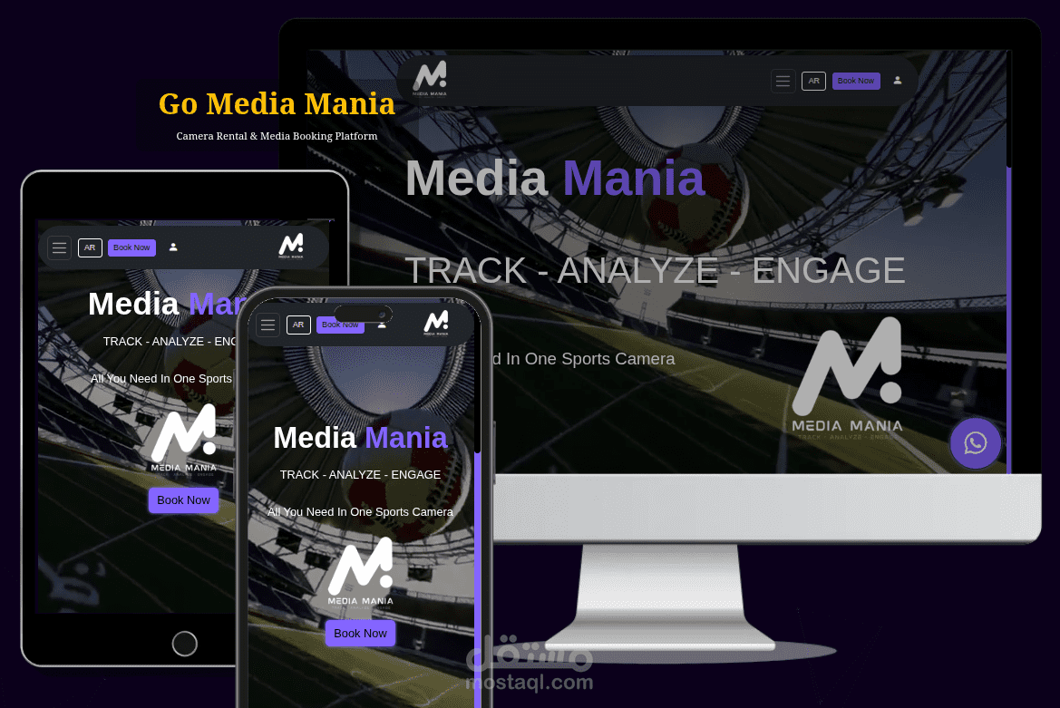 Go Media Mania – Camera Rental & Media Booking Platform