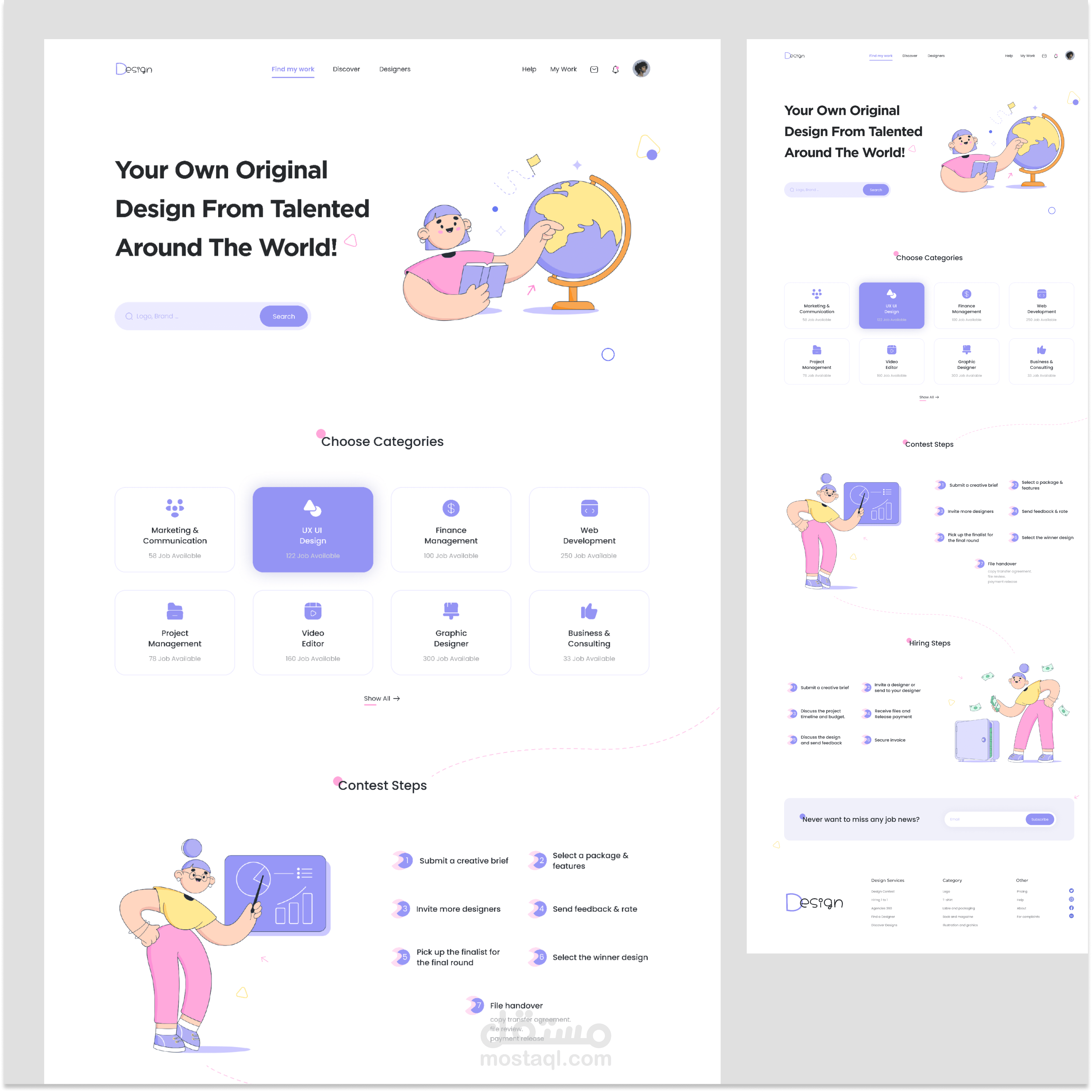 Landing page