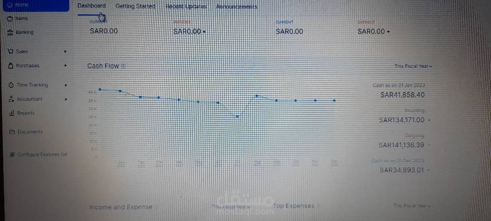 العمل على برنامج زوهو ZOHO