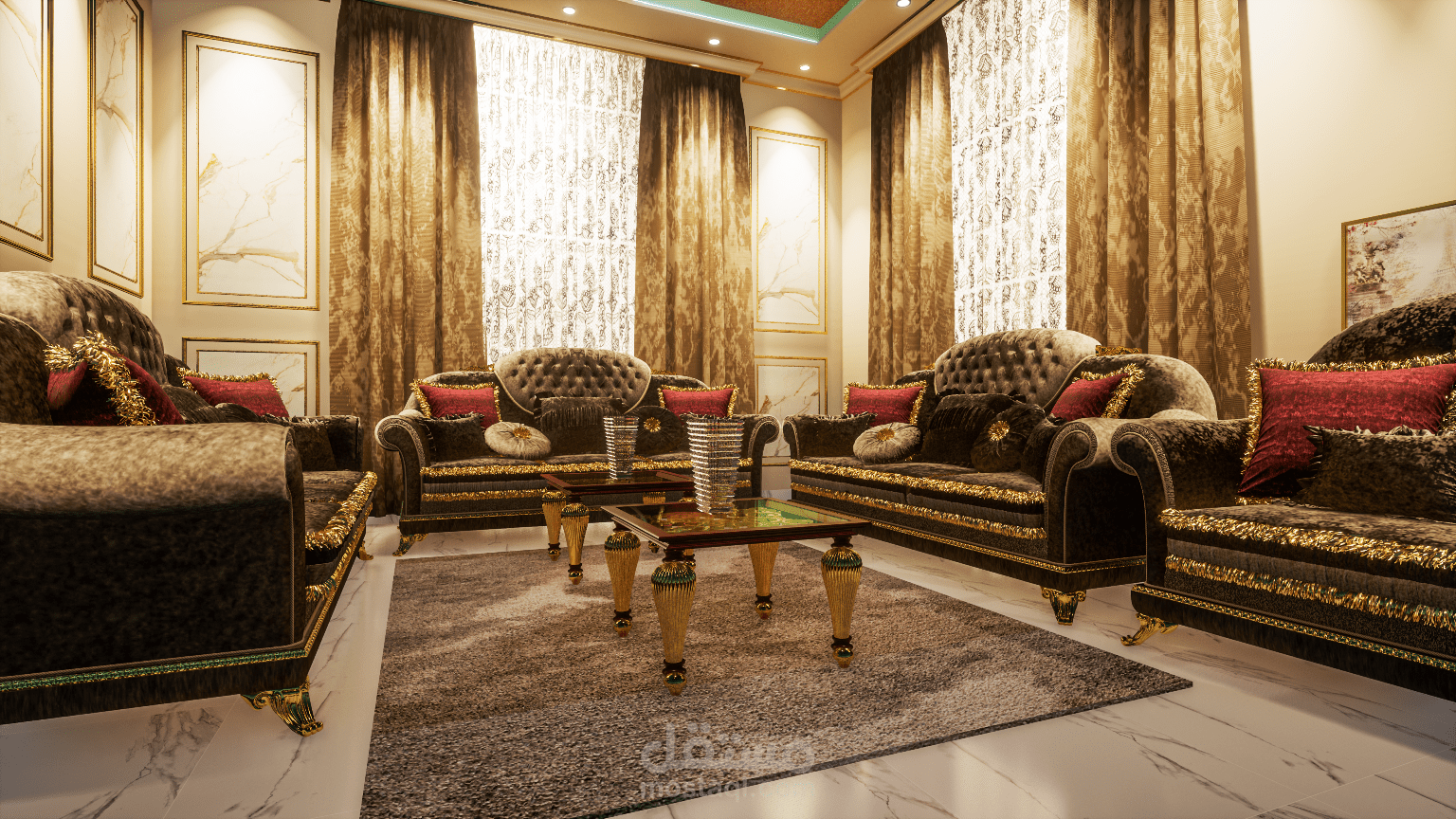 تصميم مجلس رجال نيو كلاسيك