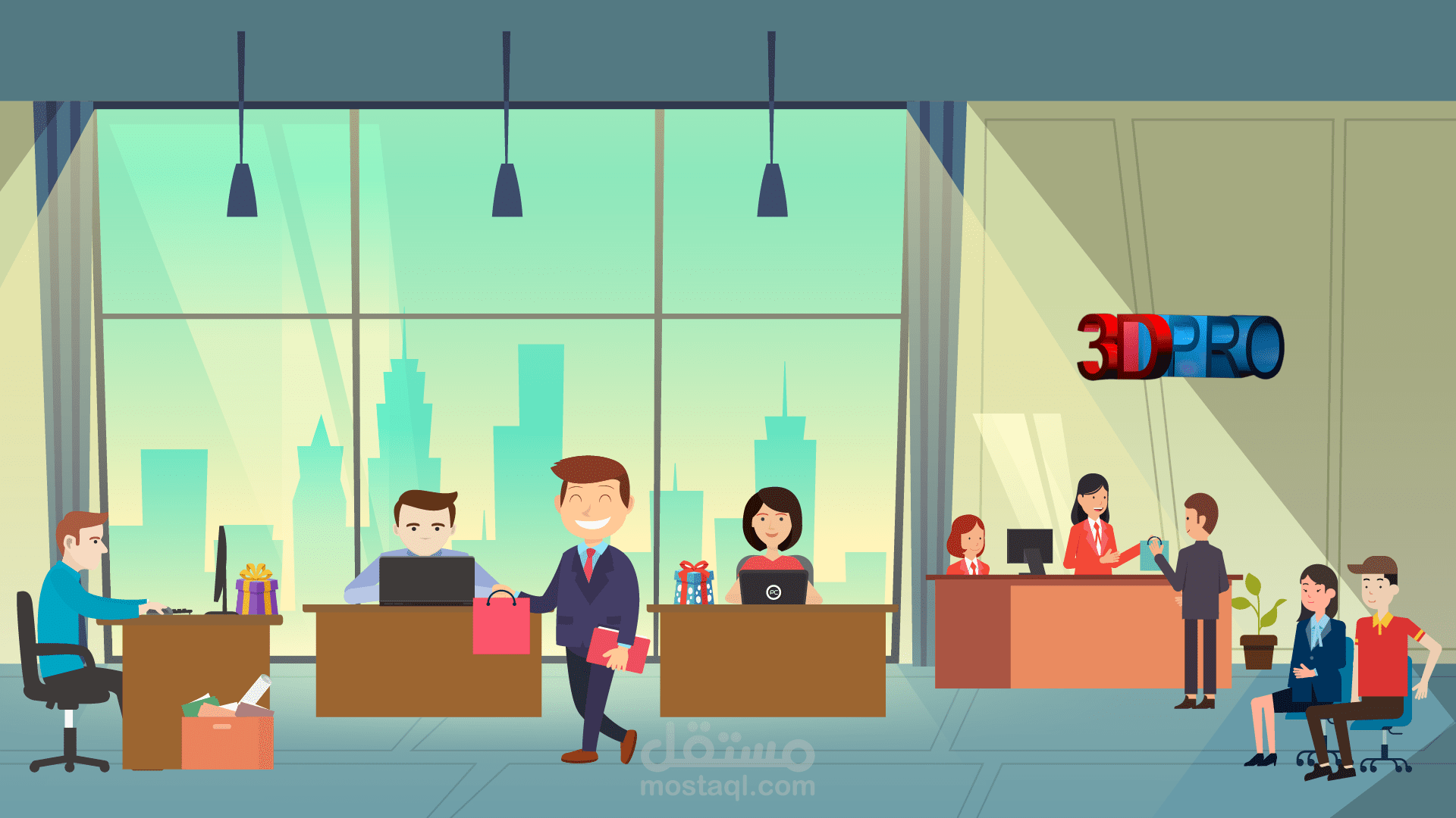 Motion Graphic Advertising for3Dpro