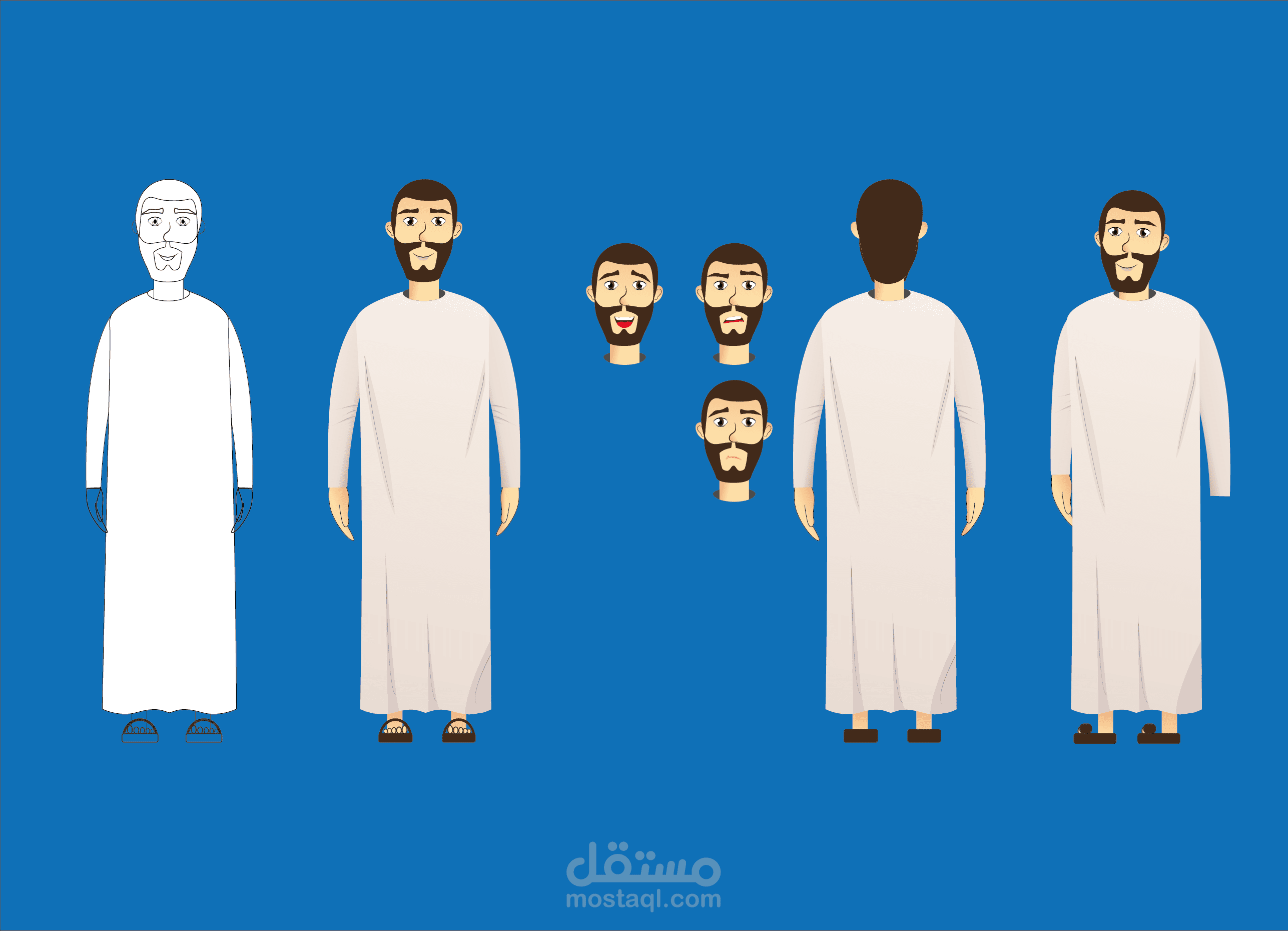 رسم شخصيات كرتونية