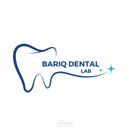 تصميم لوجو  بدون خلفية لمعمل تركيبات اسنان