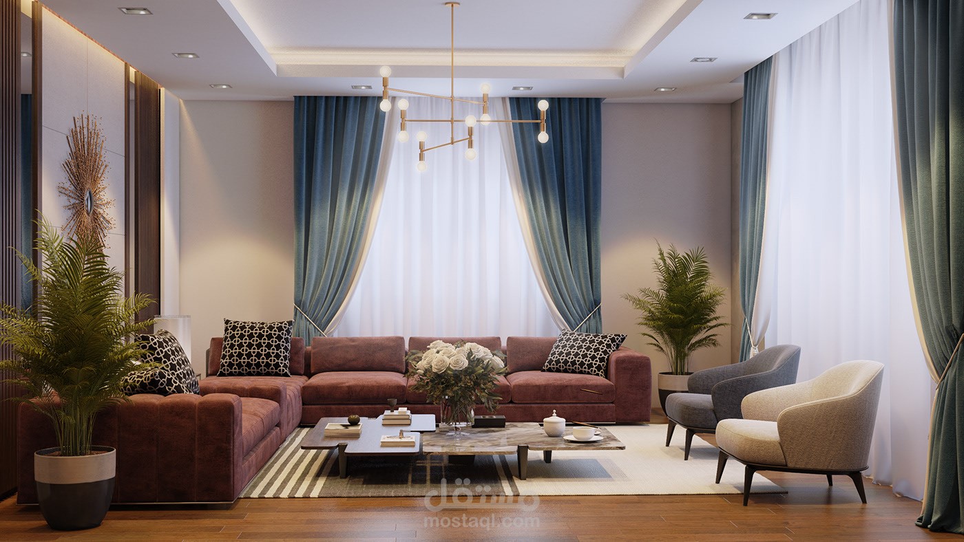 تصميم ريسبشن مودرن