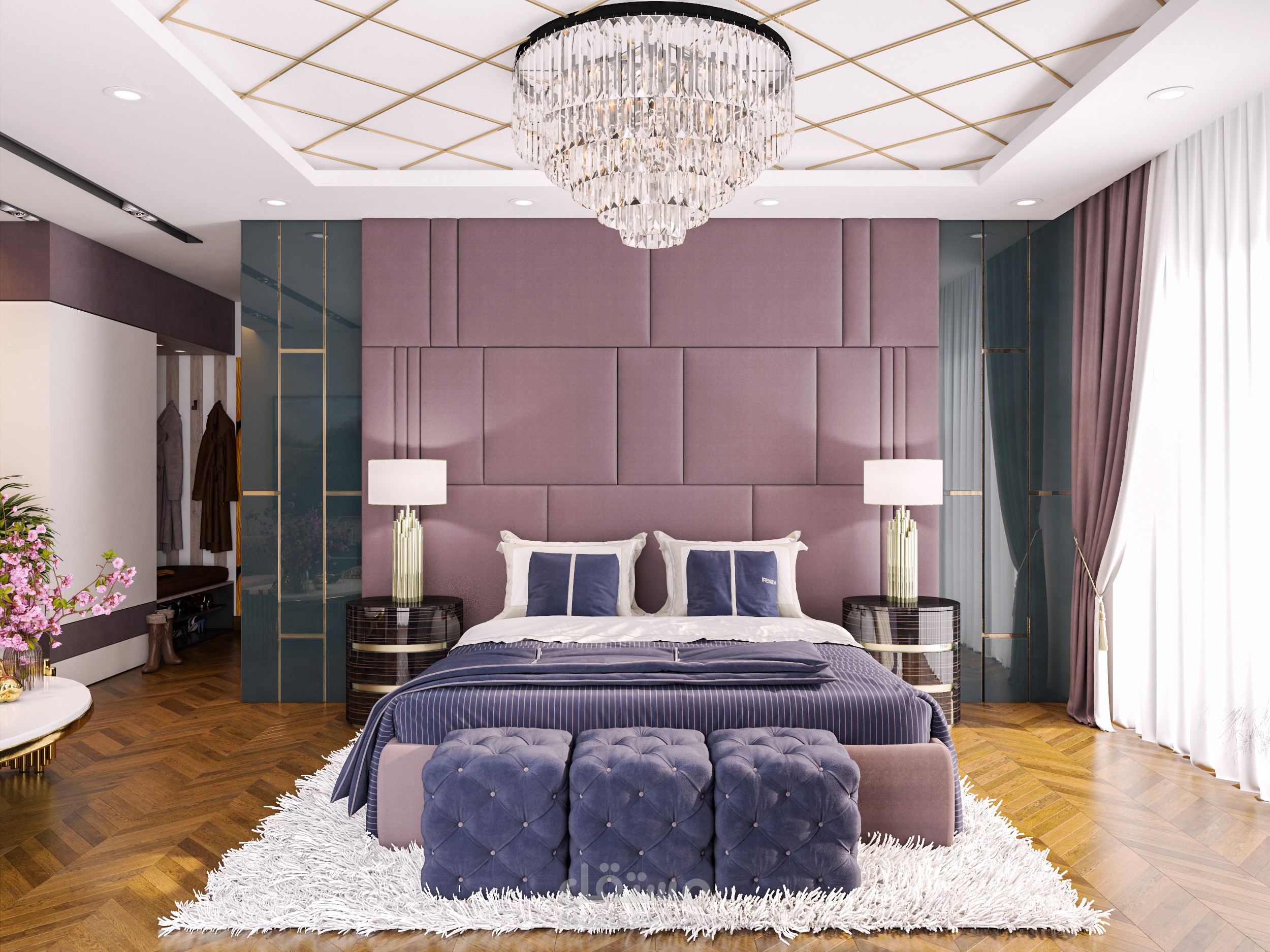 تصميم غرفه نوم ماستر