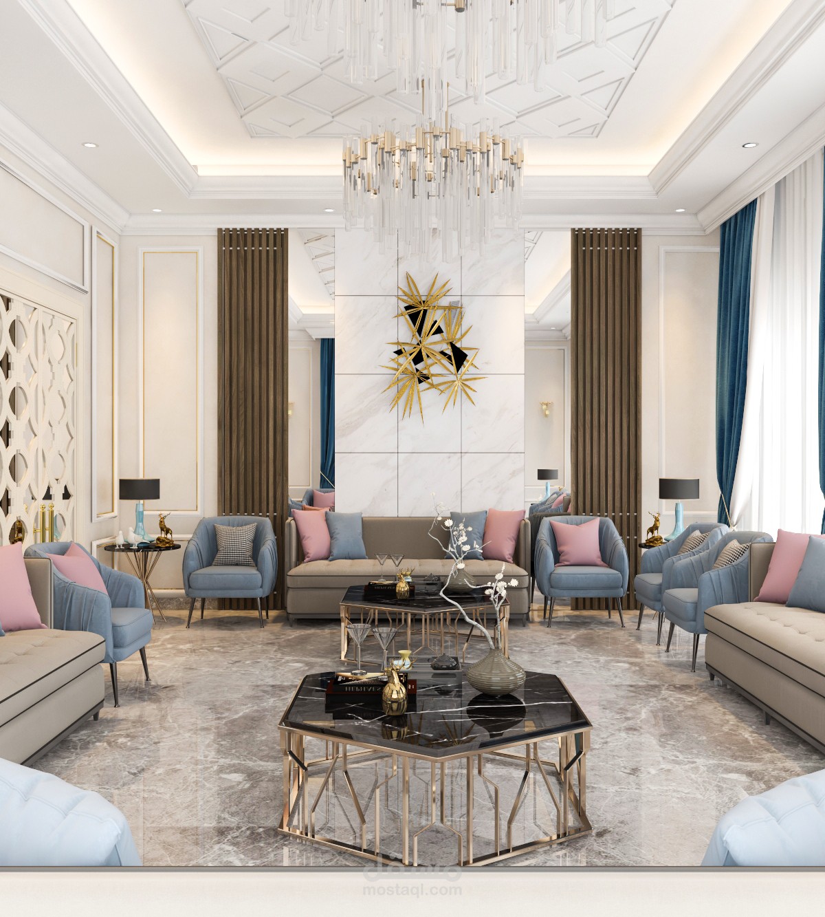 تصميم مجلس  نيو كلاسيك