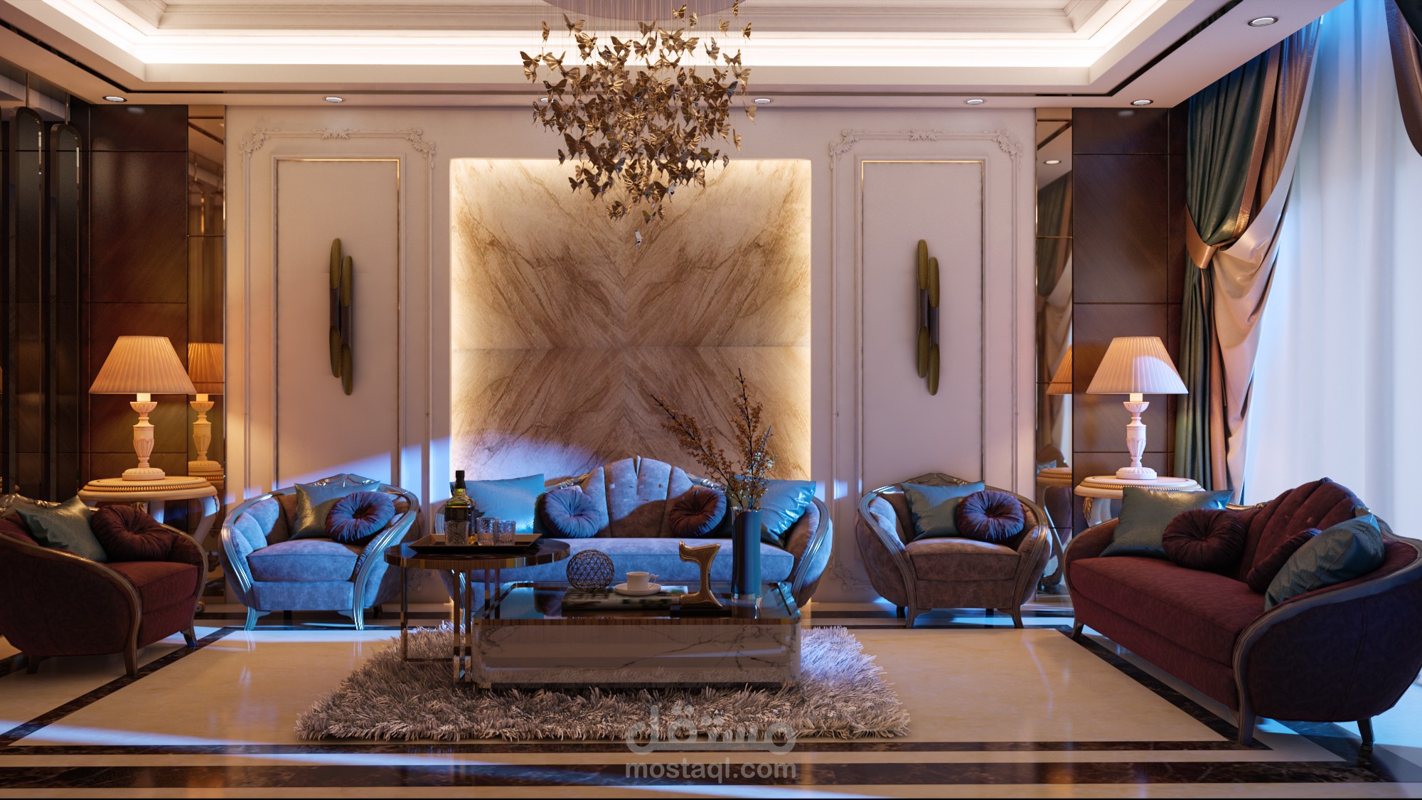 من اعمالى تصميم مجلس