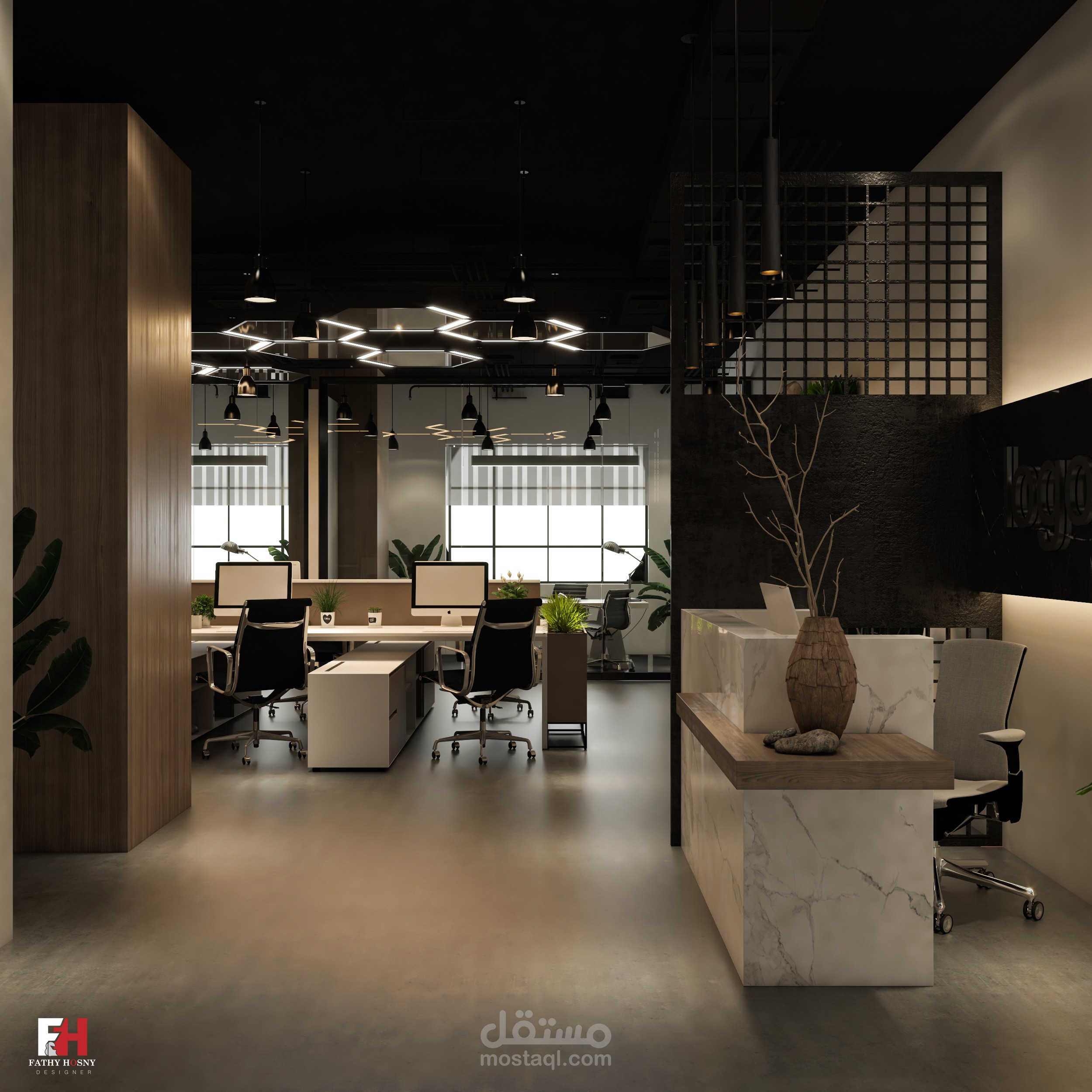 من اعمالى تصميم مكتب