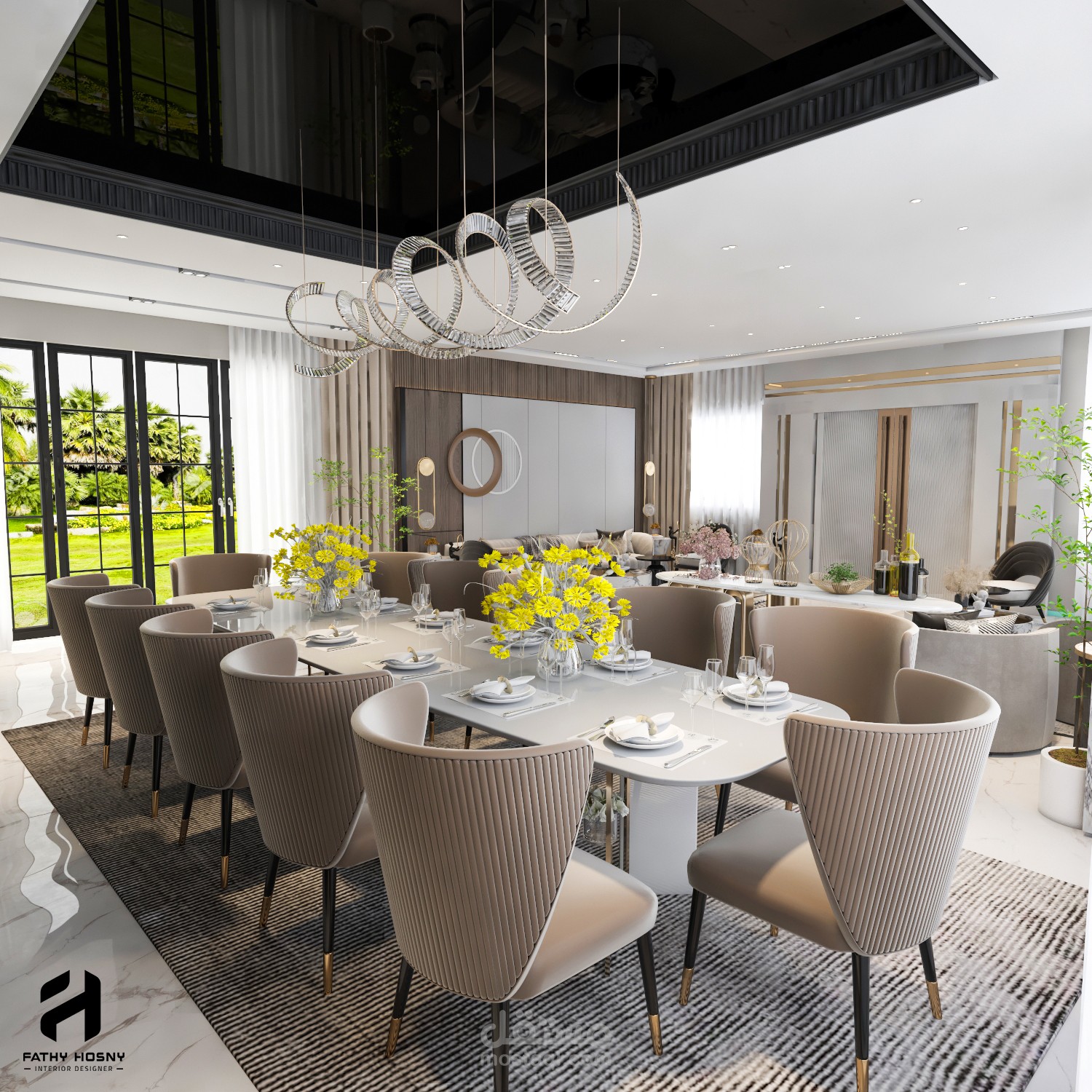 من اعمالى تصميم استقبال