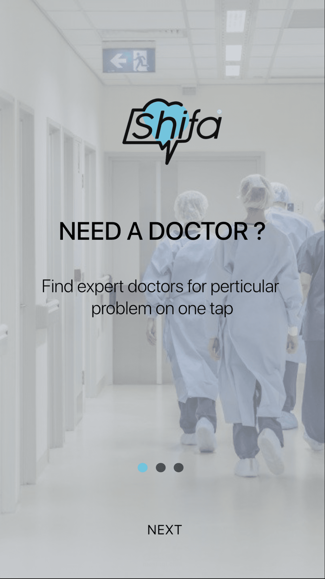 Shifa Application UI/UX Design