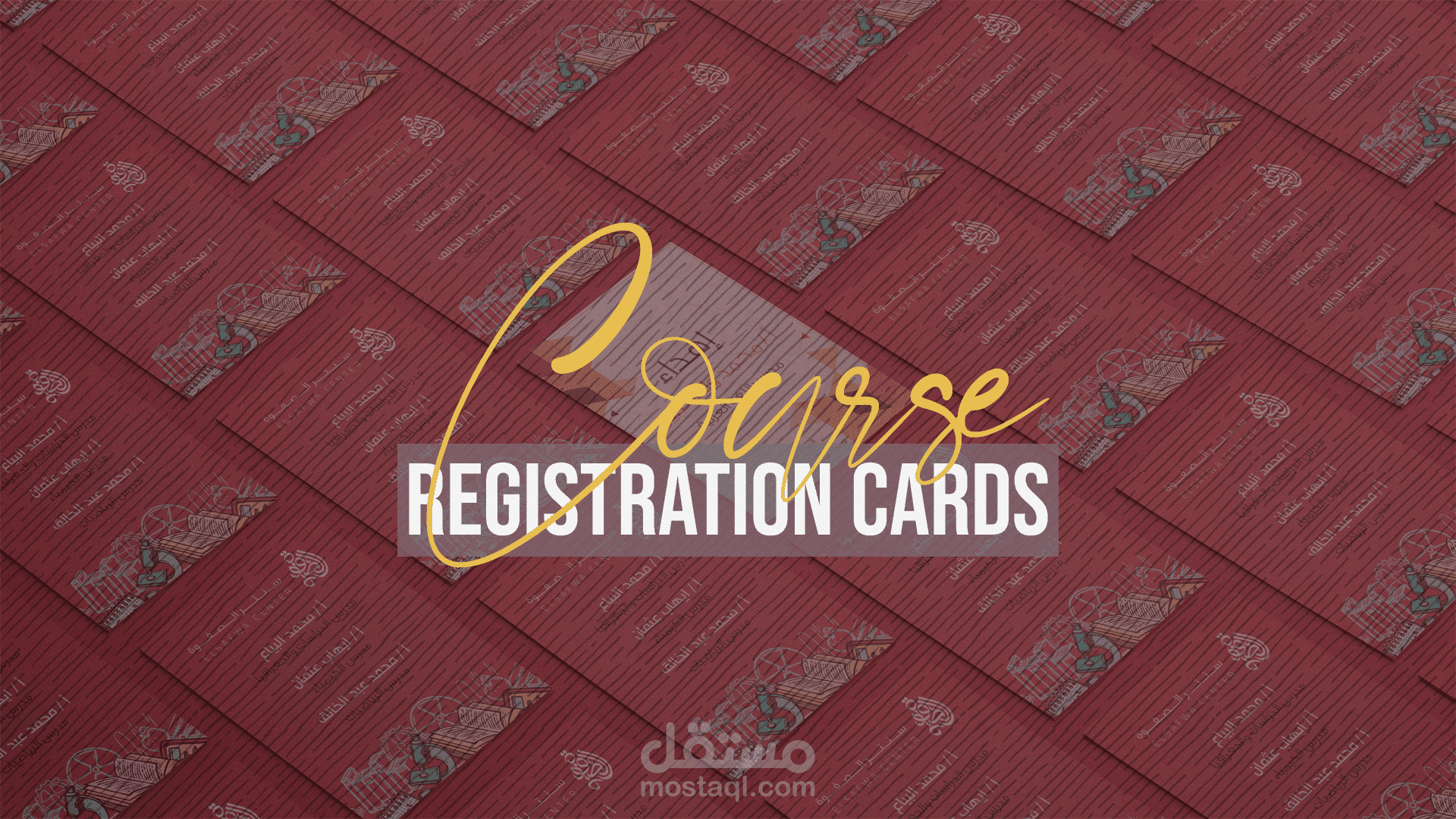 Course registration cards
