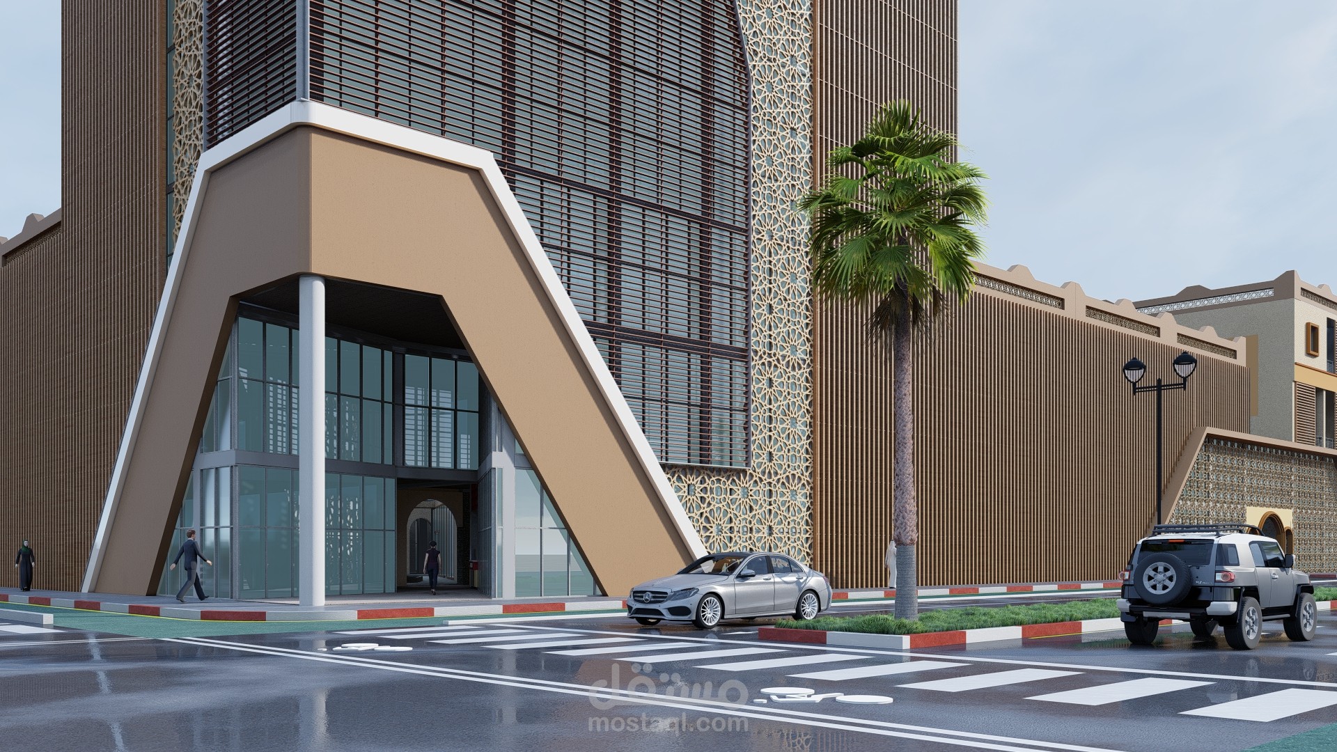 تصميم مركز متعدد الخدمات