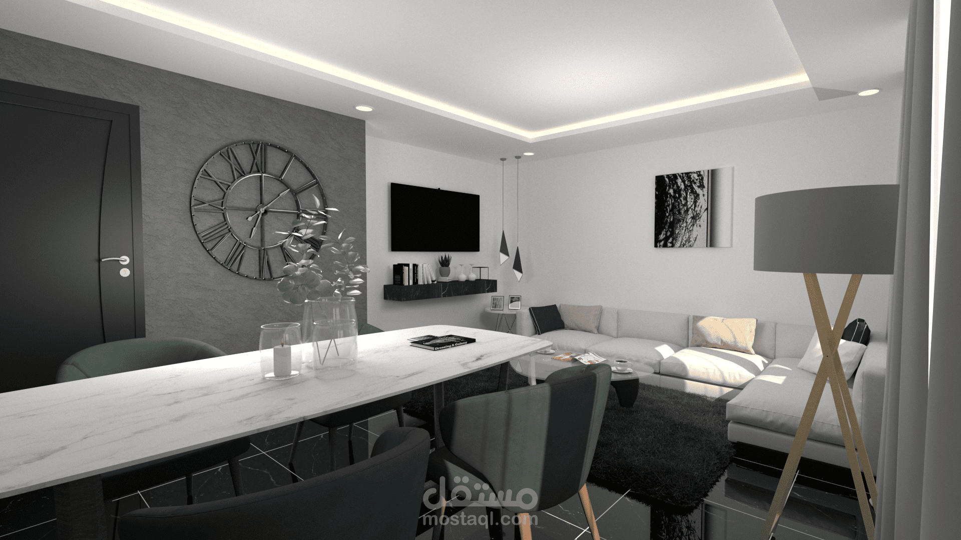 تصميم داخلي لشقة
