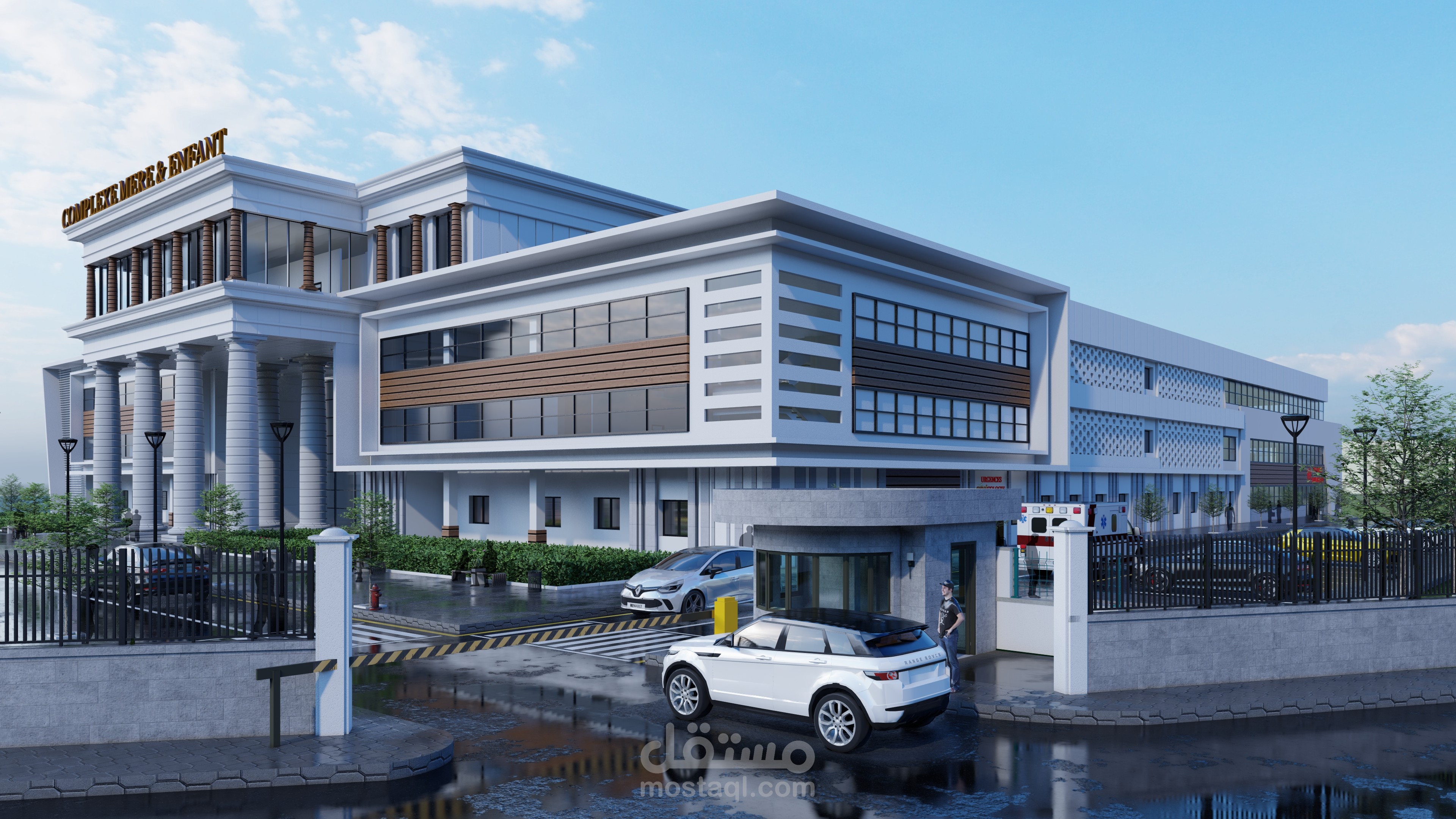 تصميم مركز الأمومة و الطفل