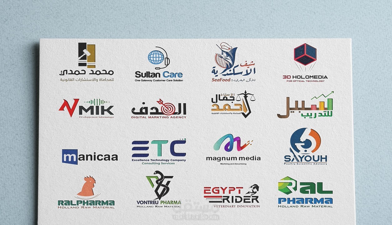تصميم شعار ( لوجو ) احترافي ابداعي مميز جذاب