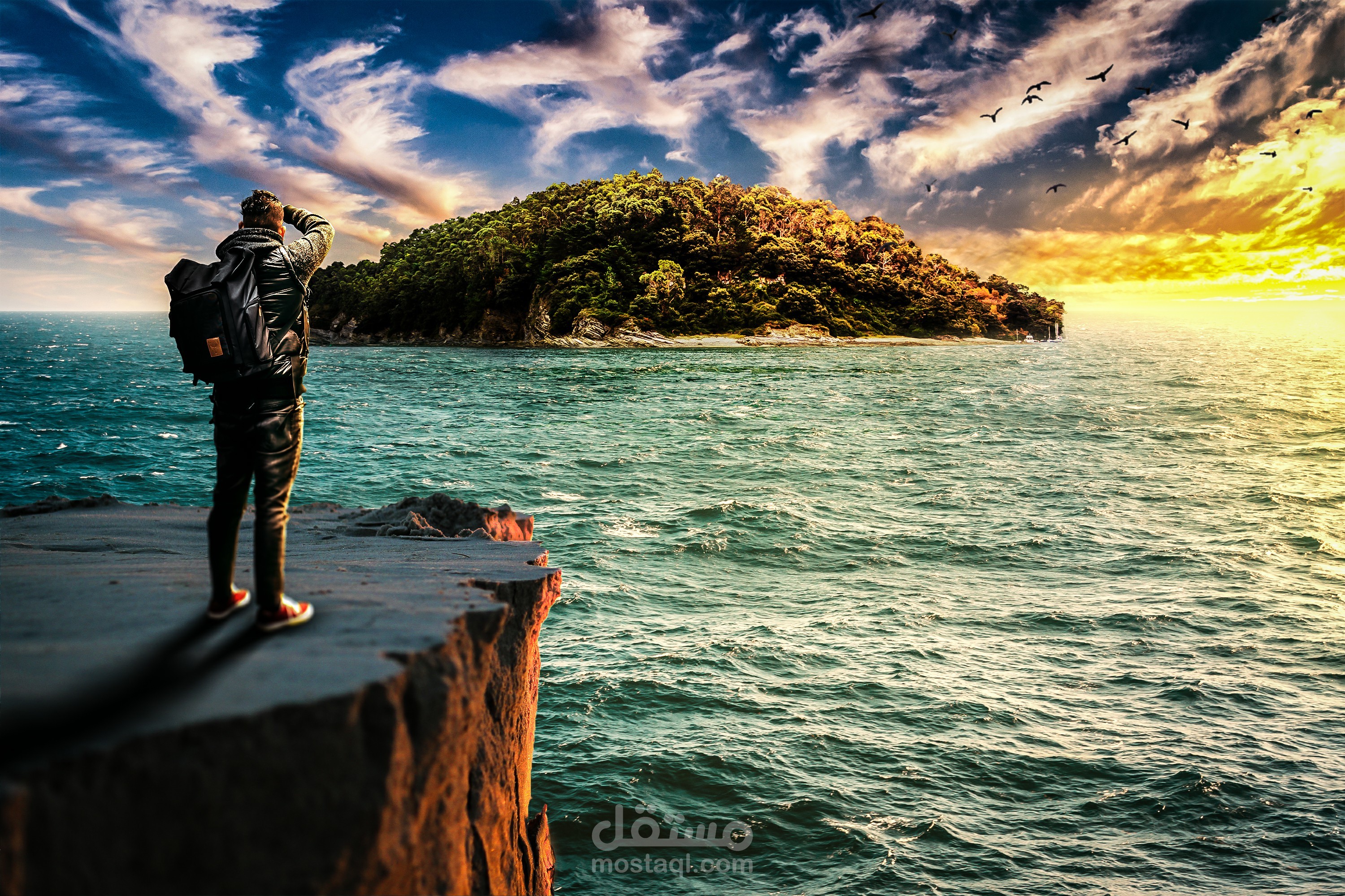 دمج الصور photo manipulation