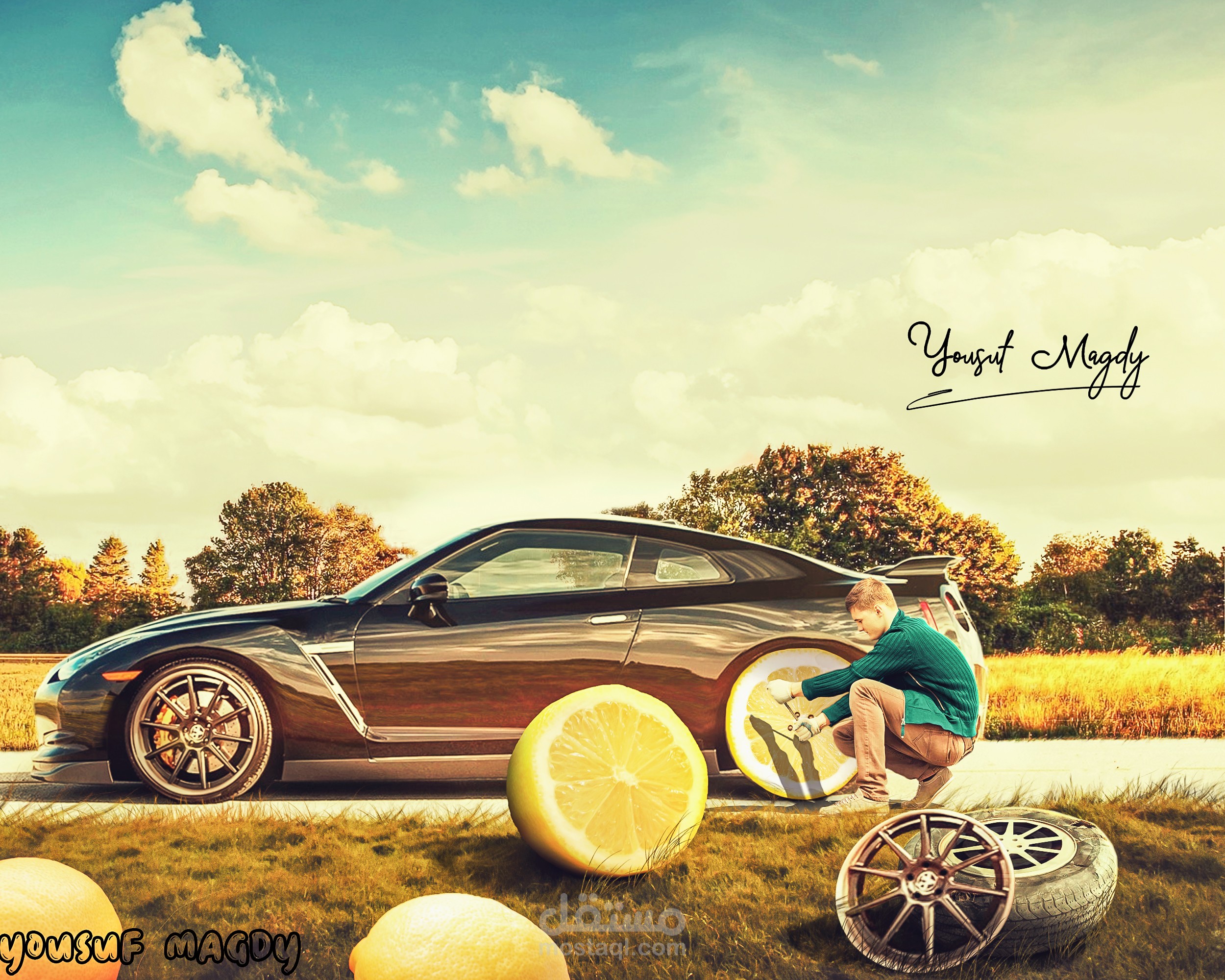 دمج الصور photo manipulation