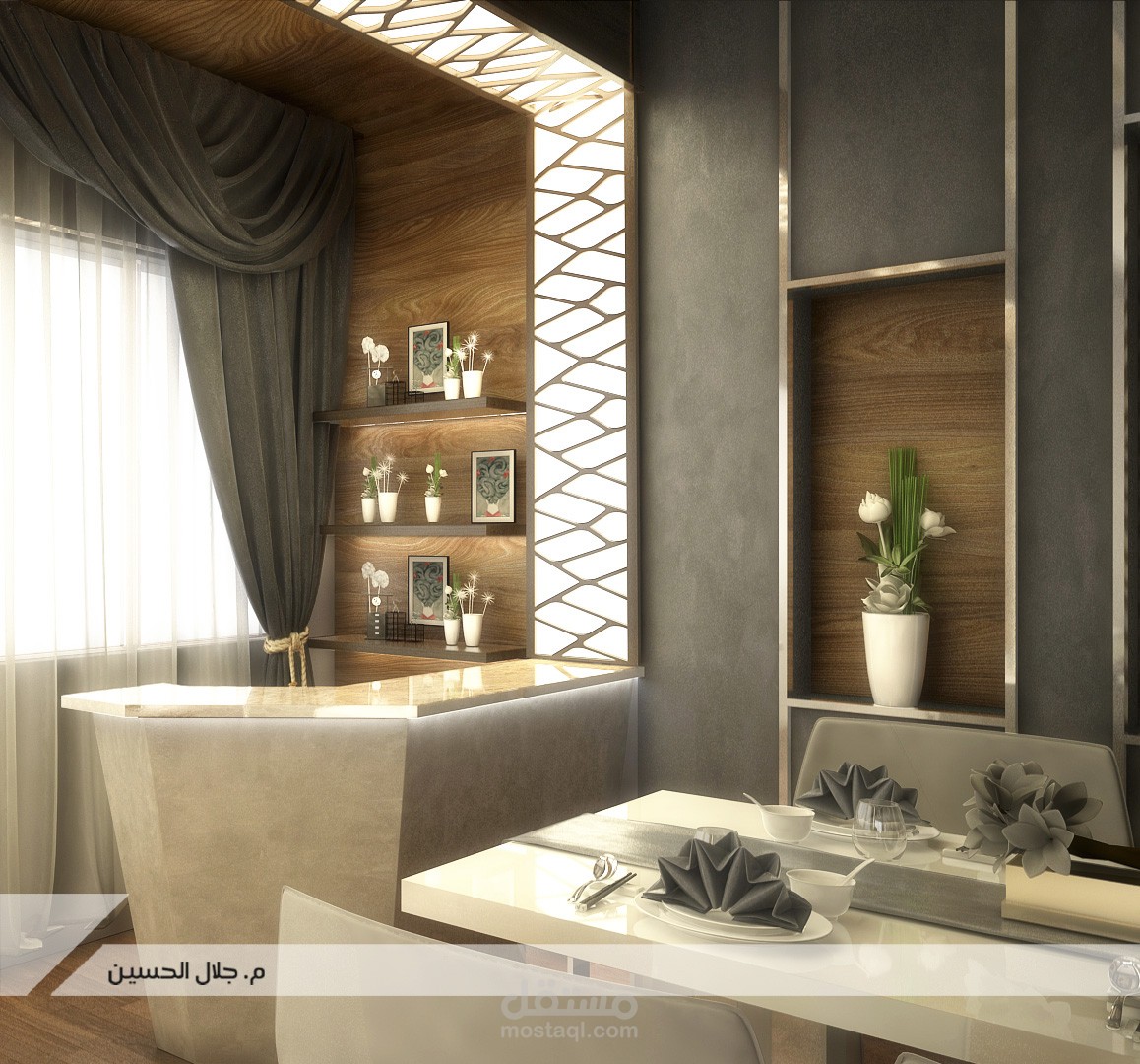 تصميم جناح فندق MODERN HOTEL 4STARS