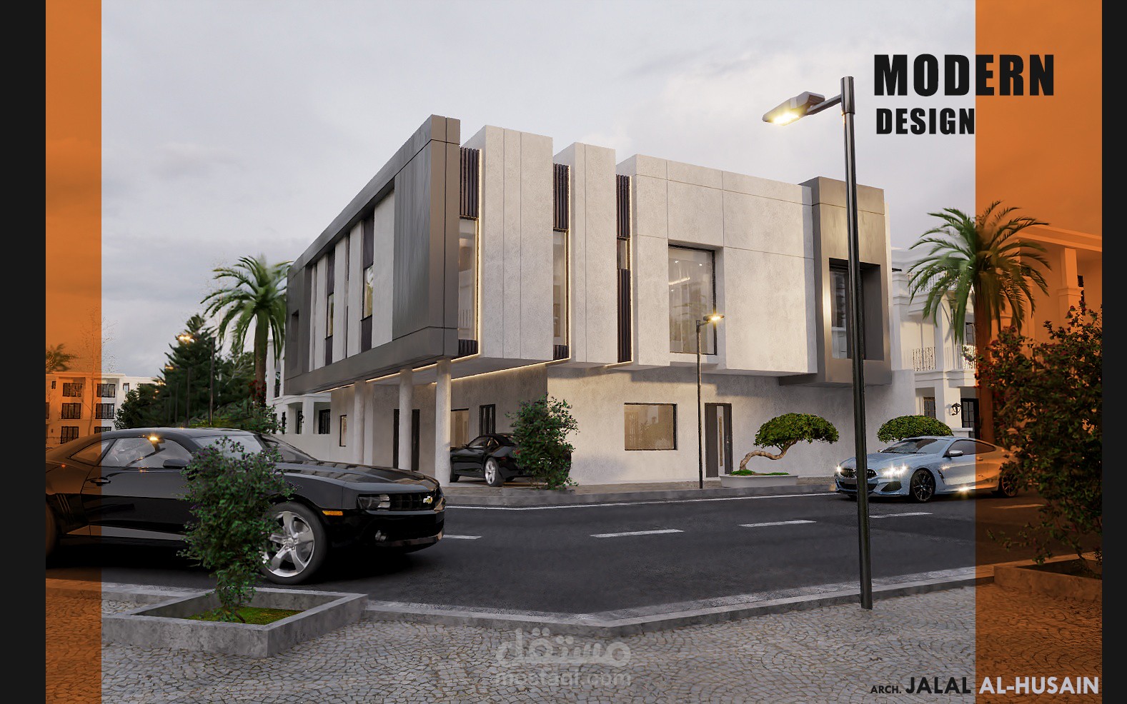 3D Modern villa E347