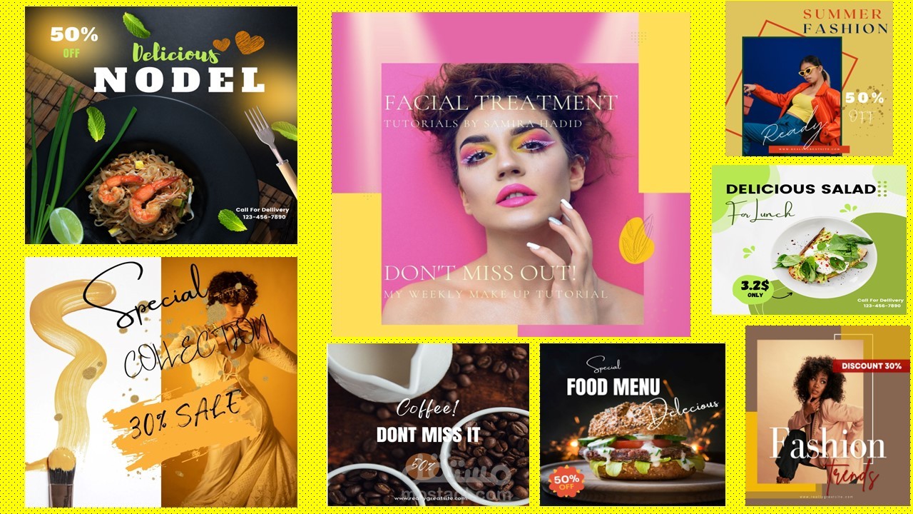 تصميم كانفا اعلانات وبوستات