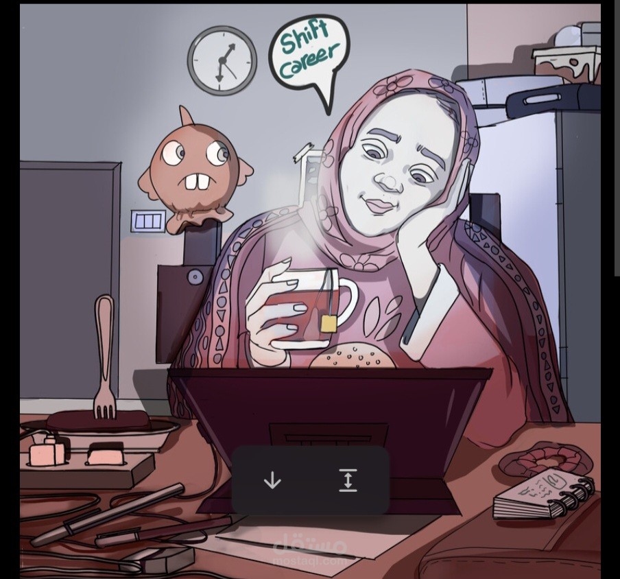 تصميم شخصيه كرتونيه