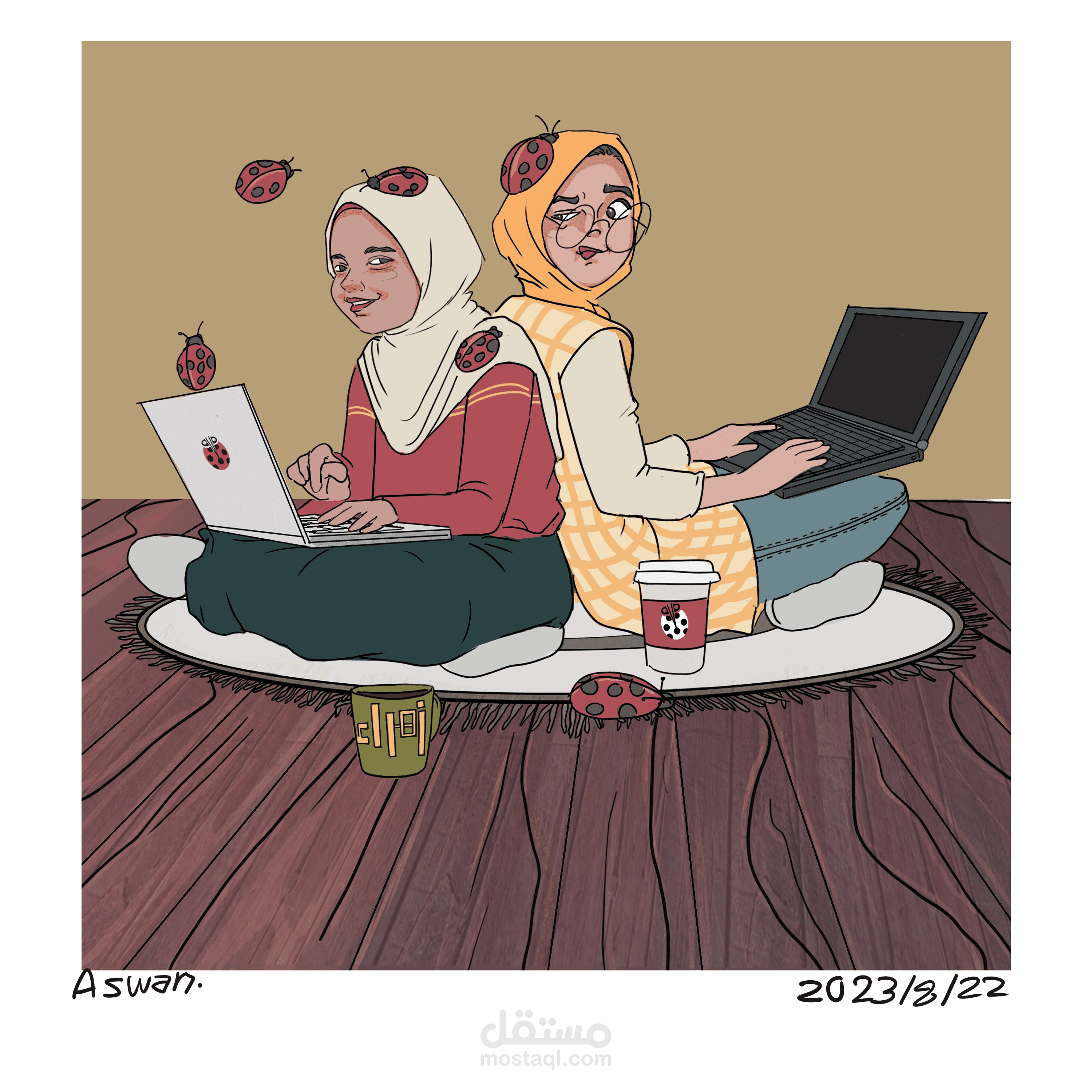 موقع مصمم برسوم كرتونية مستوحاه من شخصيات حقيقة