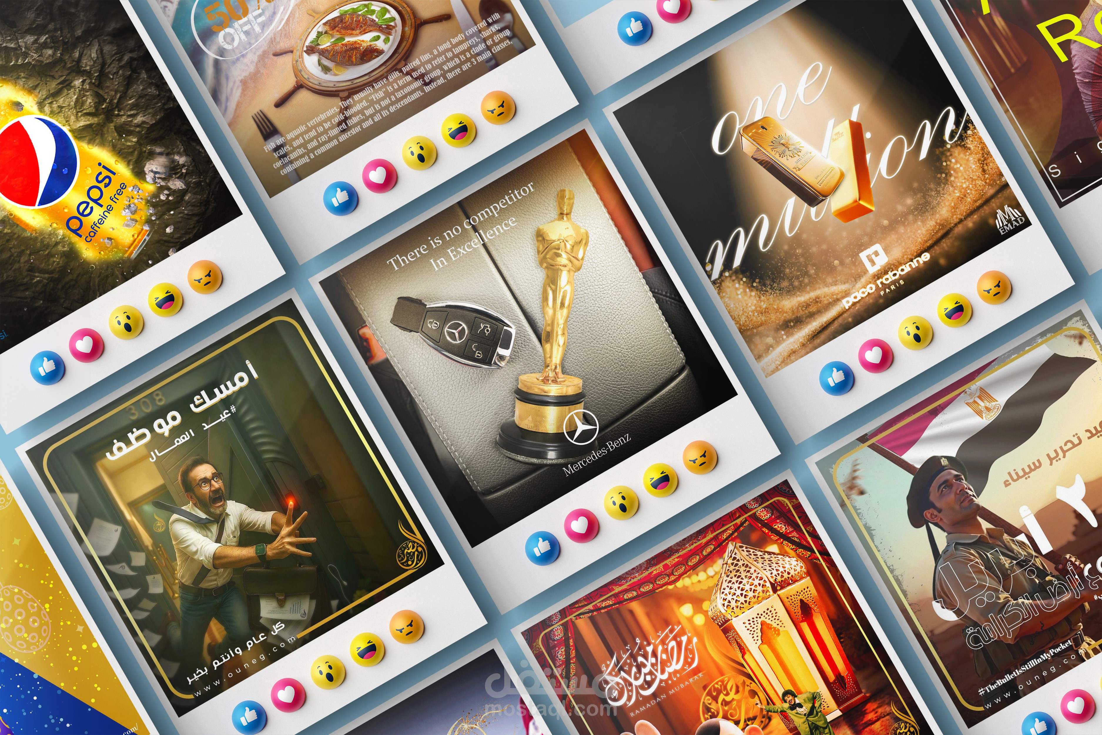 تصميمات سوشيال ميديا بهوية مميزة وجذابة