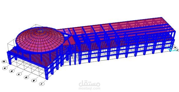 تصميم تغطيات لهنجر منشاءات معدنية ( استيل ) , تصميم انشائي