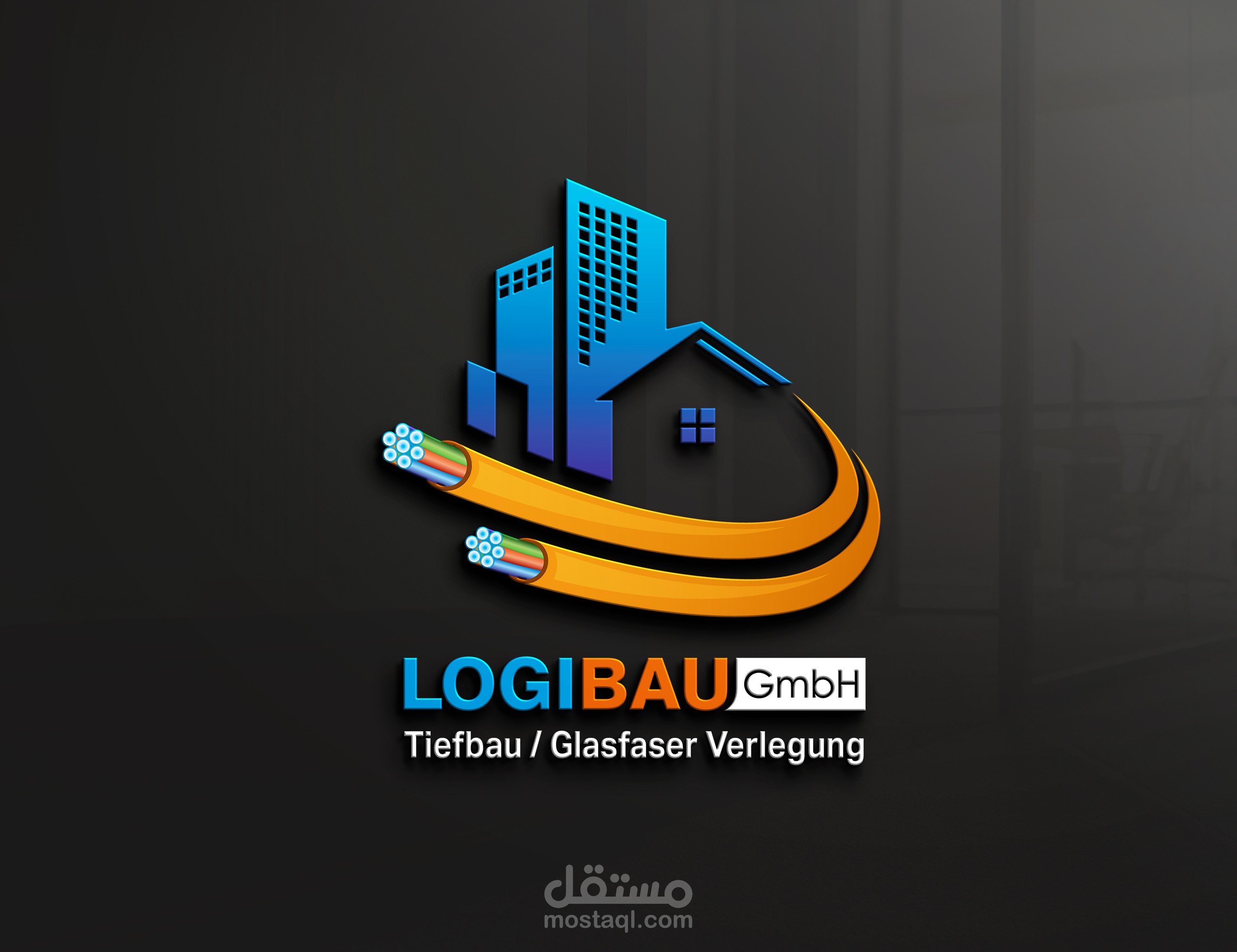 هوية بصرية شركة LOGIBAU | ألمانيا