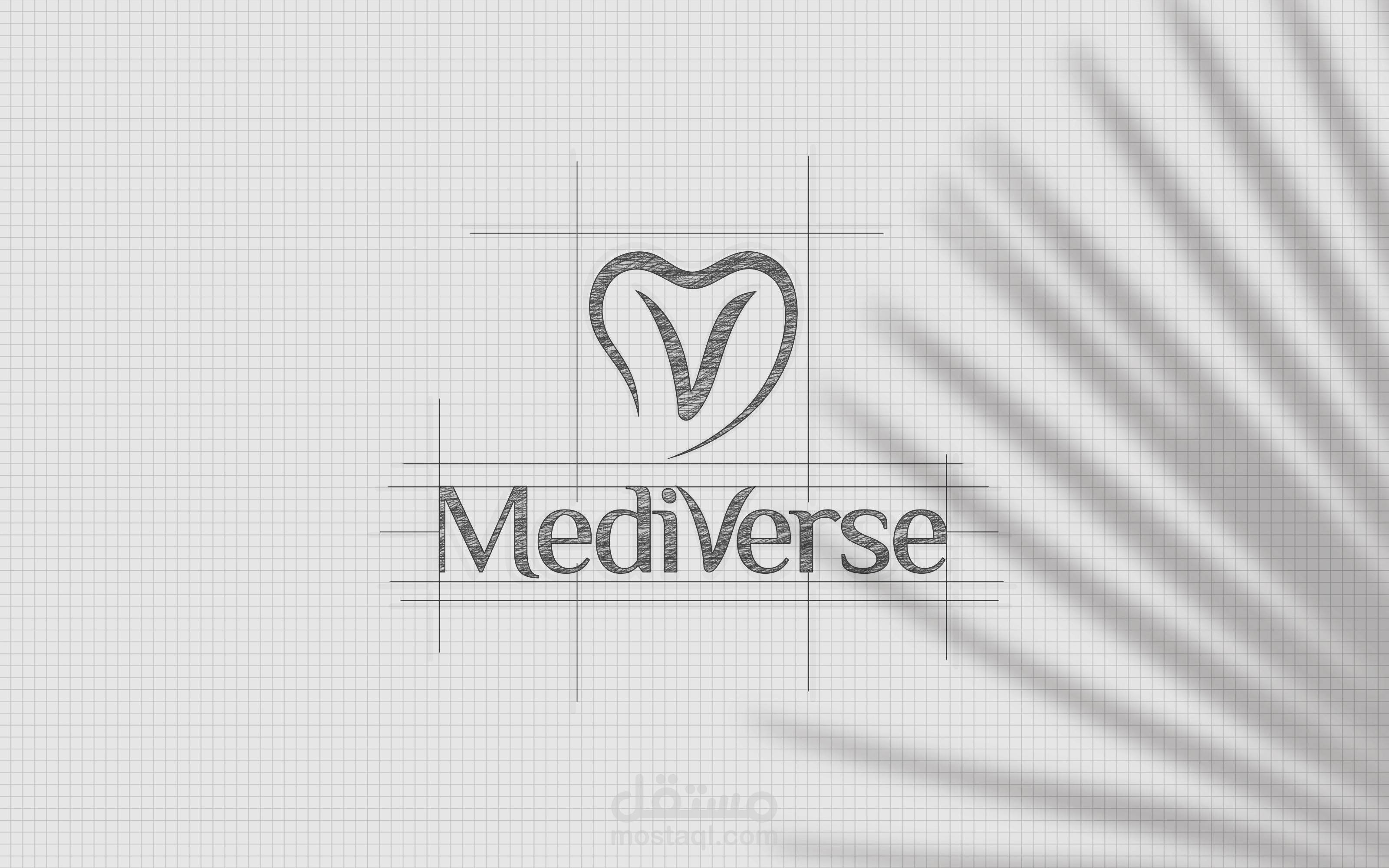 هوية بصرية مركز طبي Medi Verse