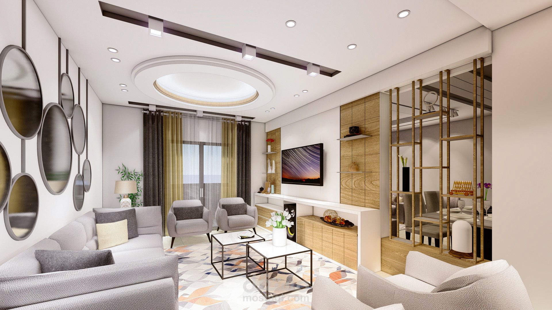 تصميم داخلي شقة سكنية