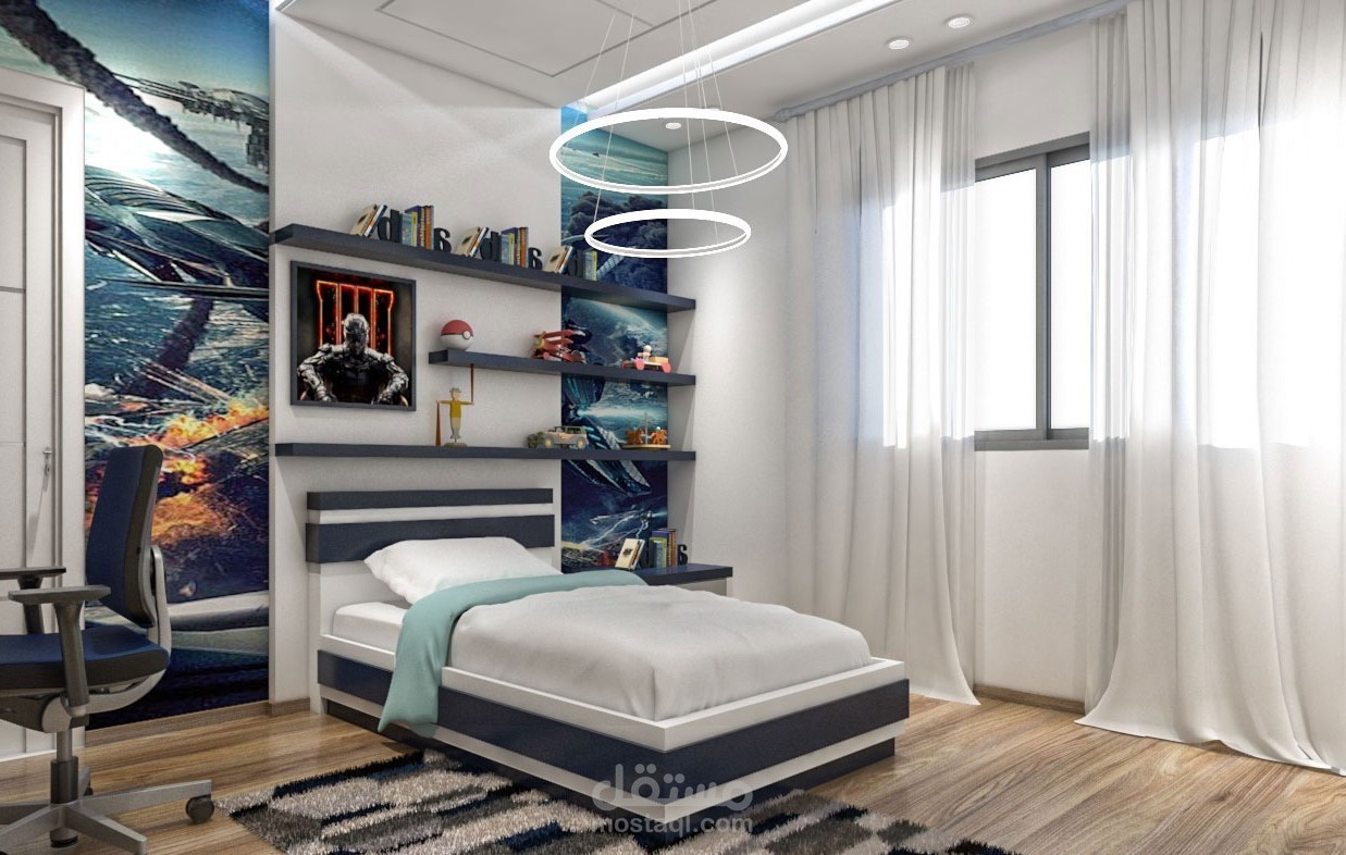 تصميم غرفة ولد