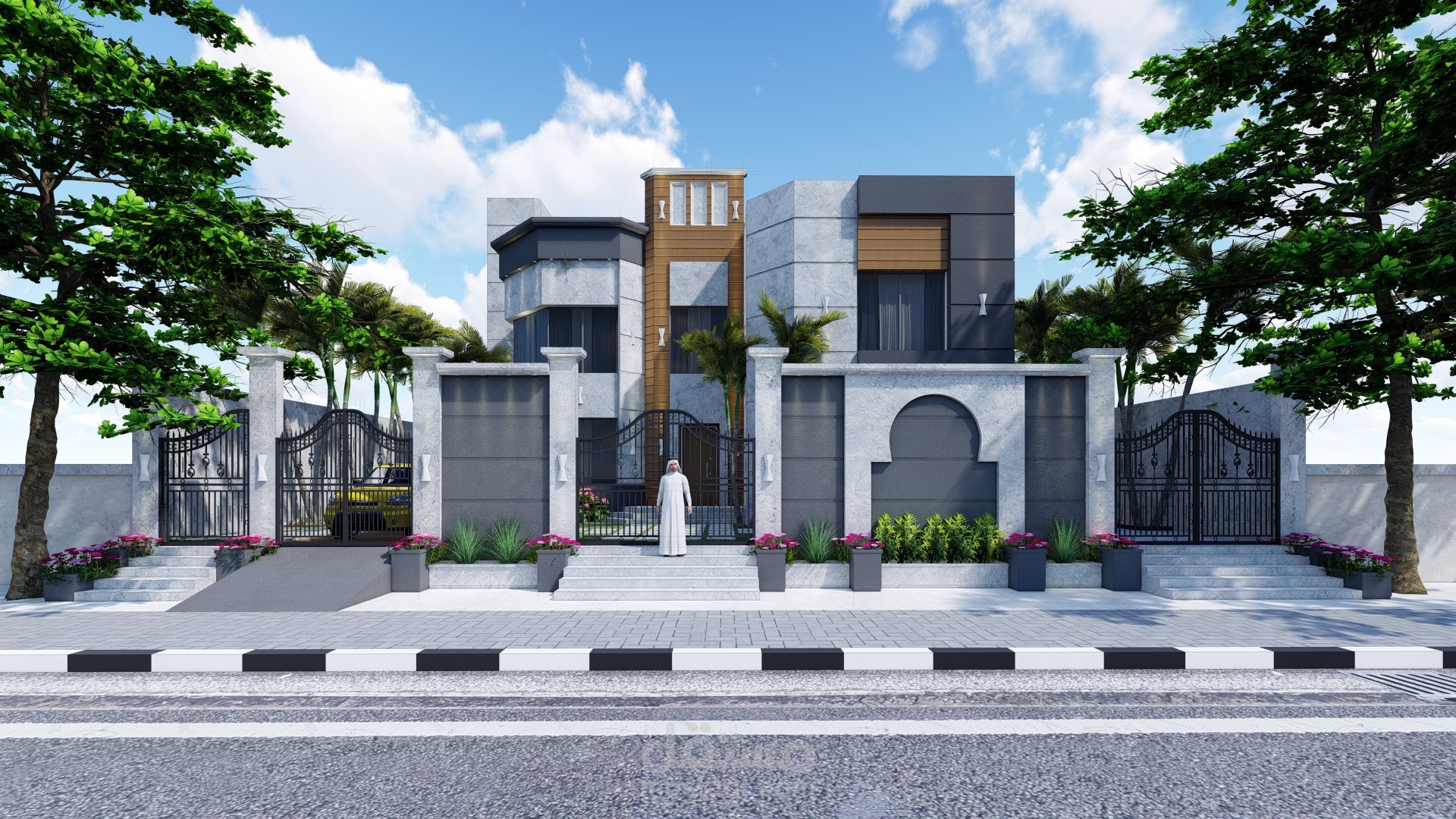 تصميم واجهة فيلا