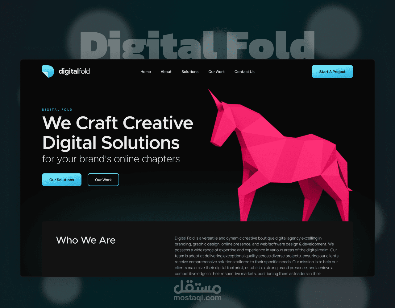 برمجمة موقع بورتفوليو على ويبفلو من فيجما - Figma to webflow conversion