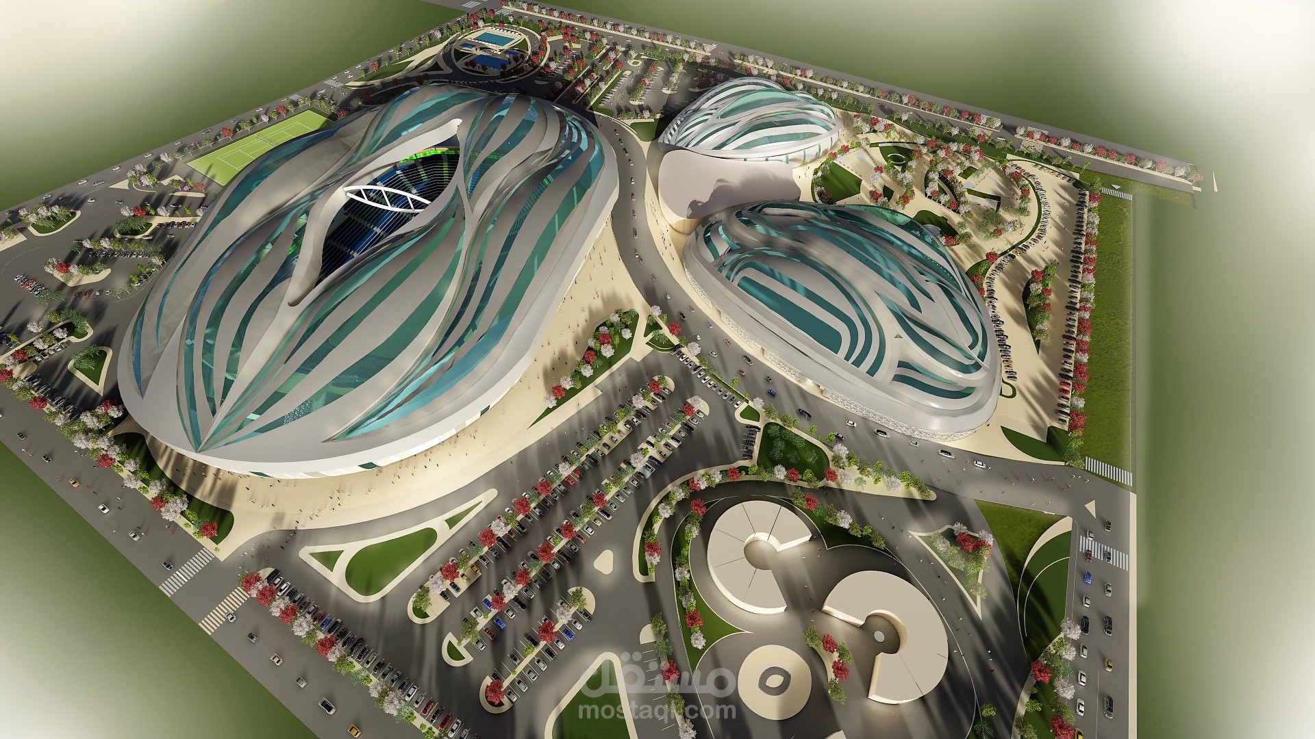 تصميم مدينة رياضية