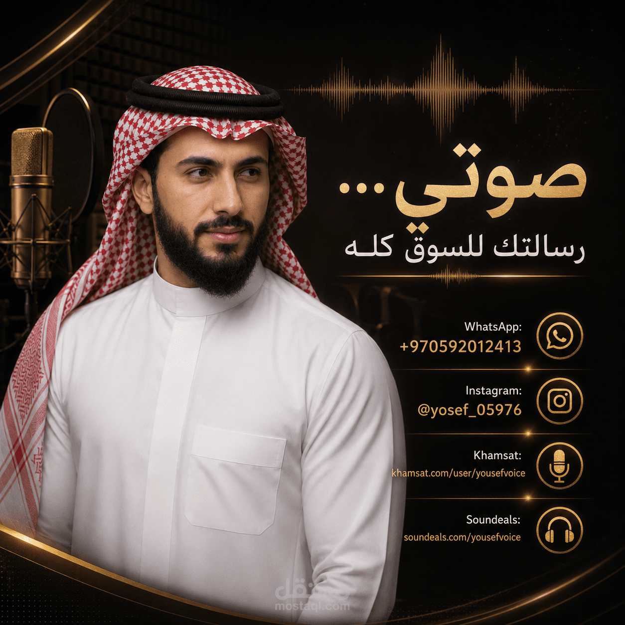 خدمة الهندسة الصوتية المعالجة الصوتية المونتاج الصوتي