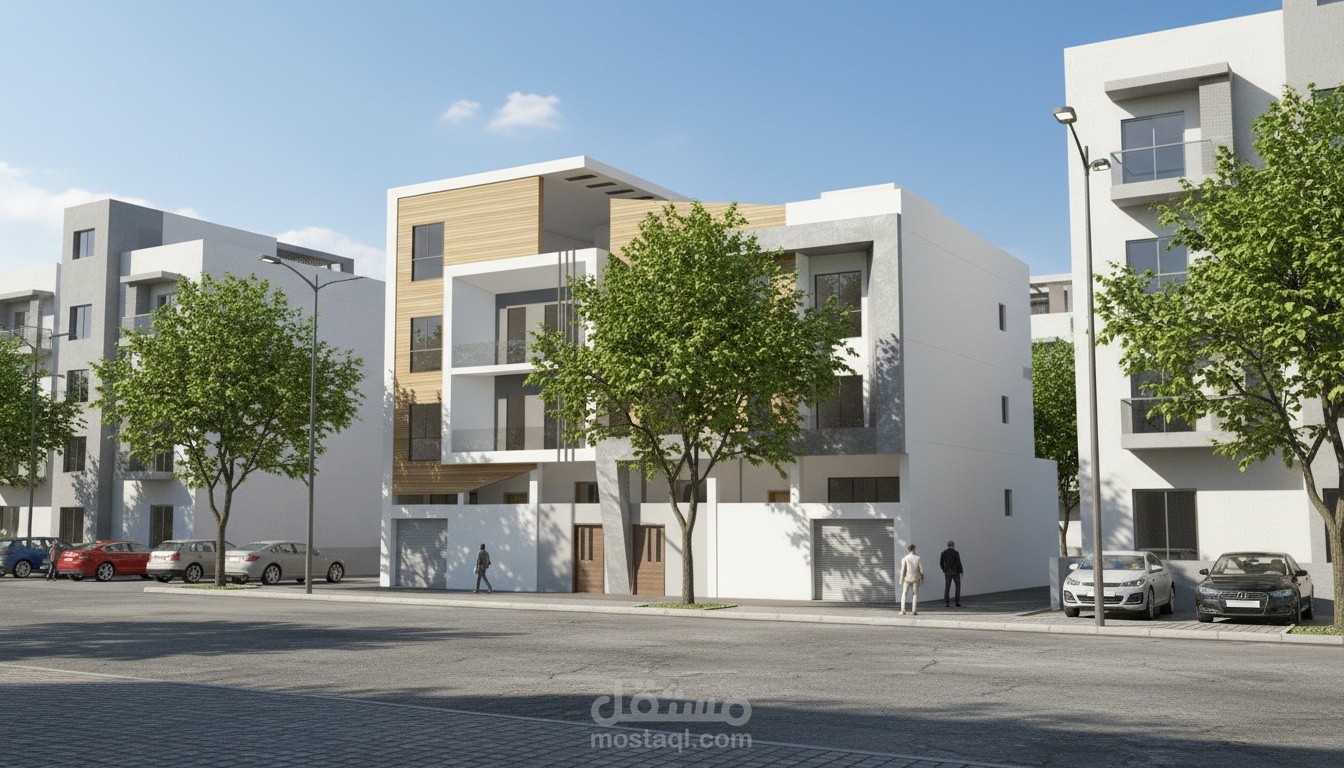 تصميم فيلا  – طراز معماري عصري