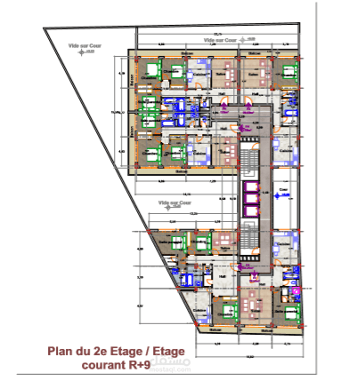 مخطط إقامة سكنية – تصميم معماري عصري