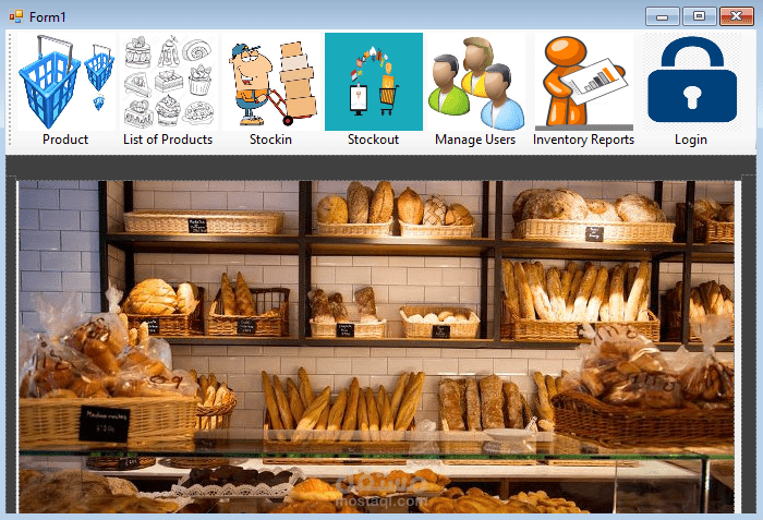 برنامج لادارة المخابز