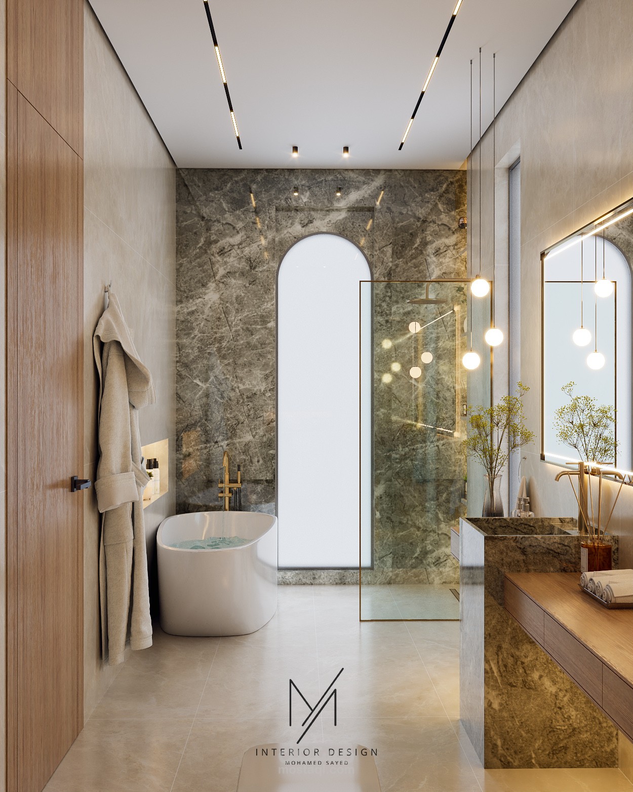 تصميم حمام ( Bathroom design )