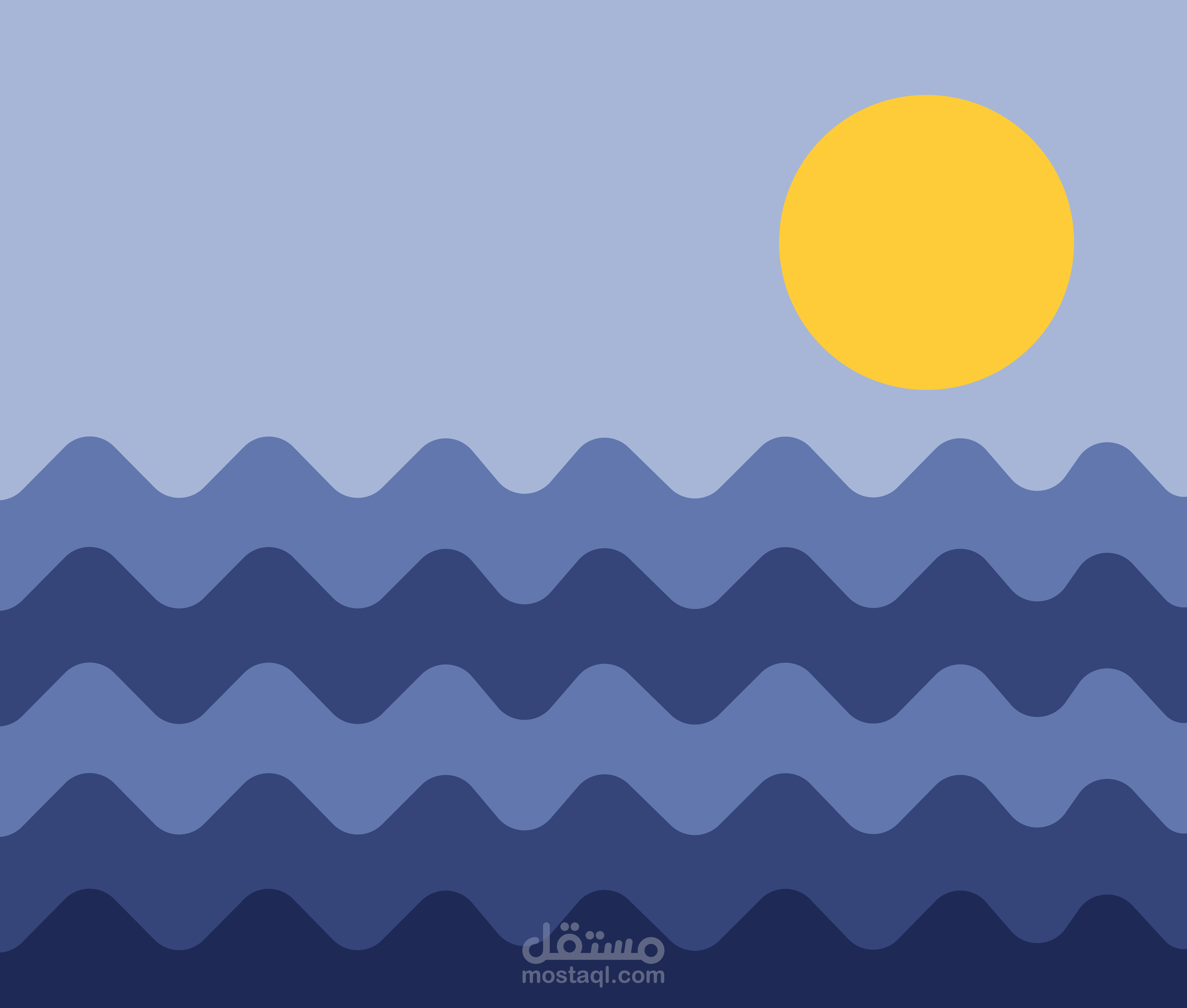 تصميم للأمواج