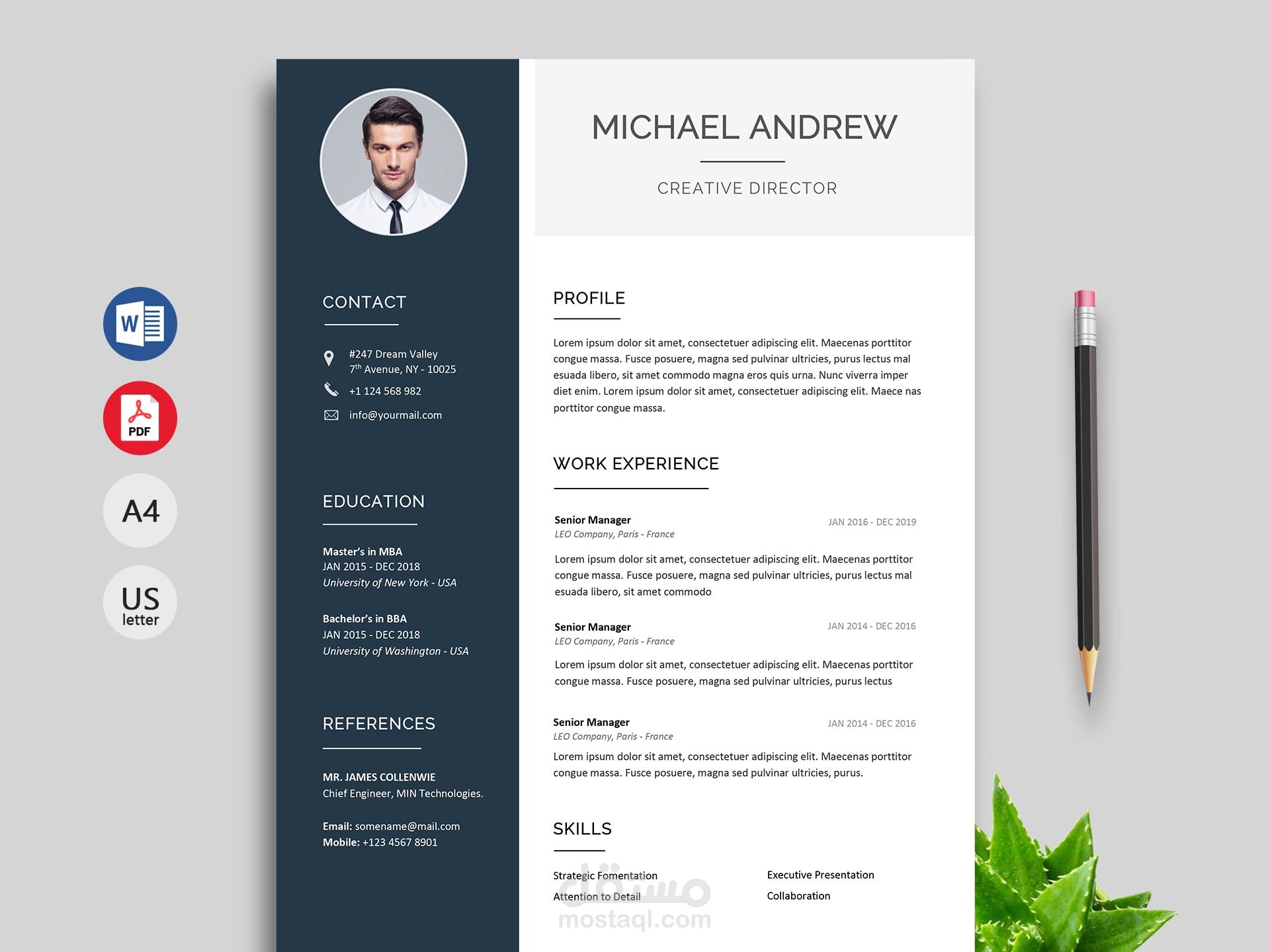 إعداد وتصميم السيرة الذاتية | CV