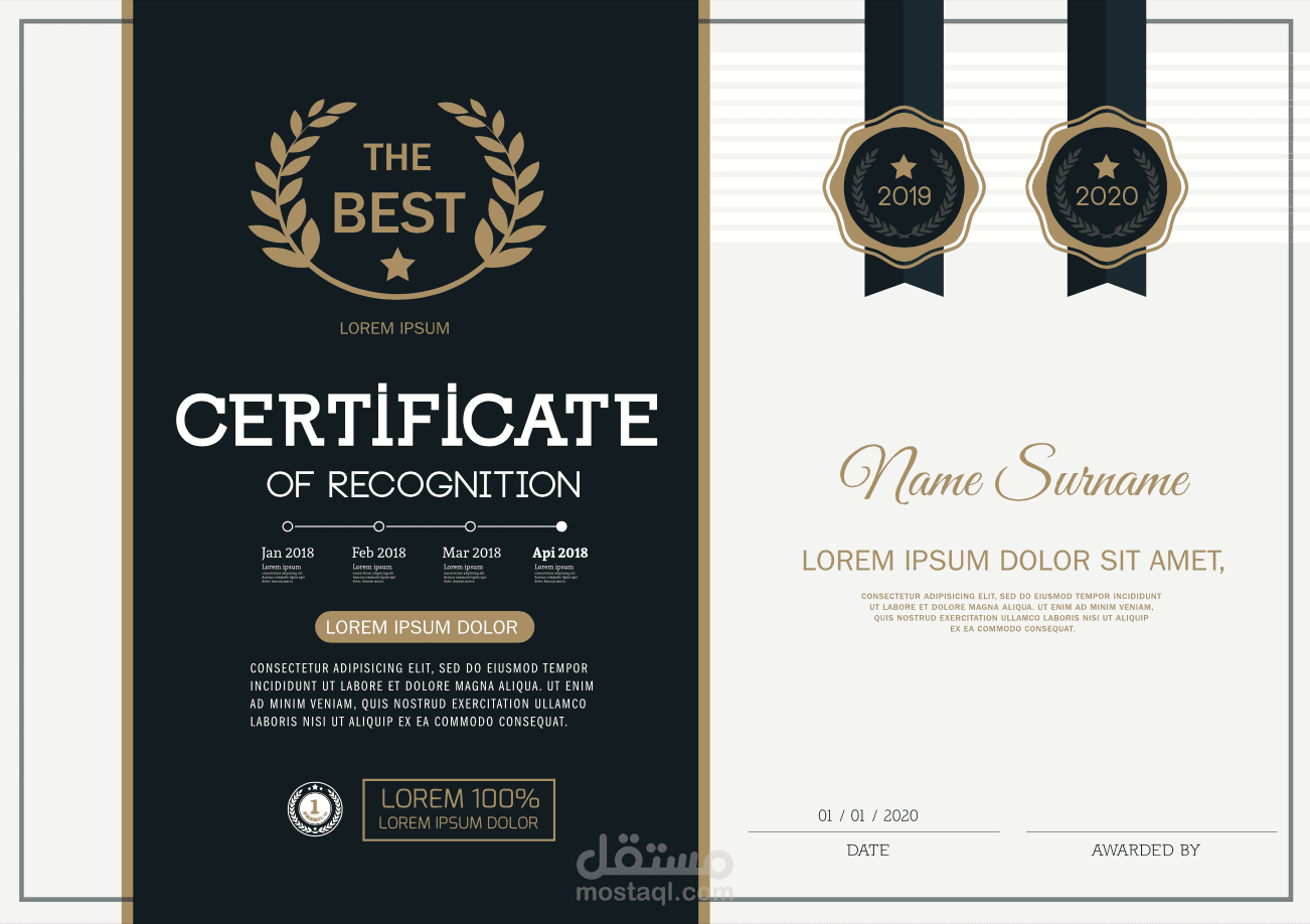 certificate design