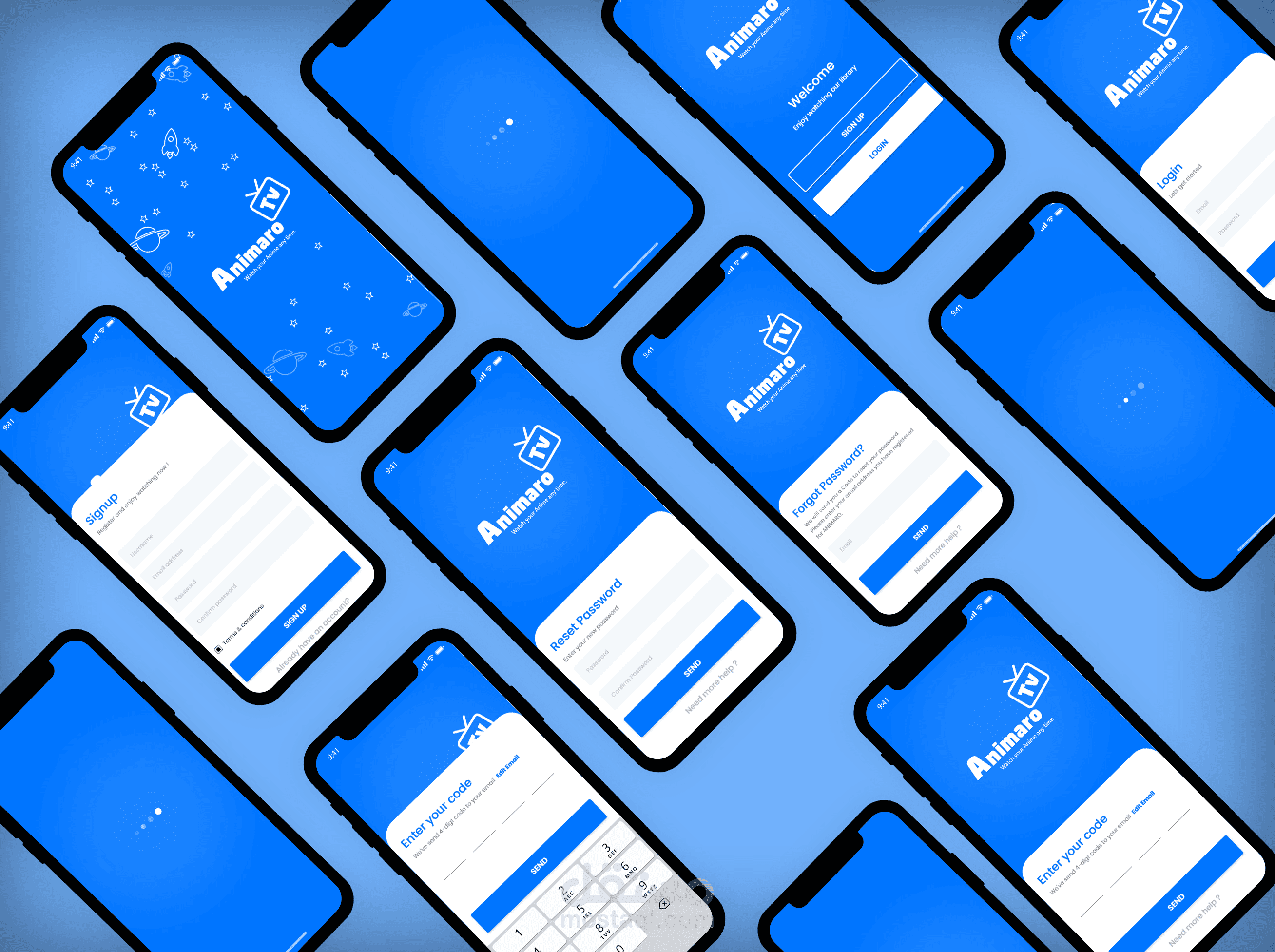 Onboarding screens