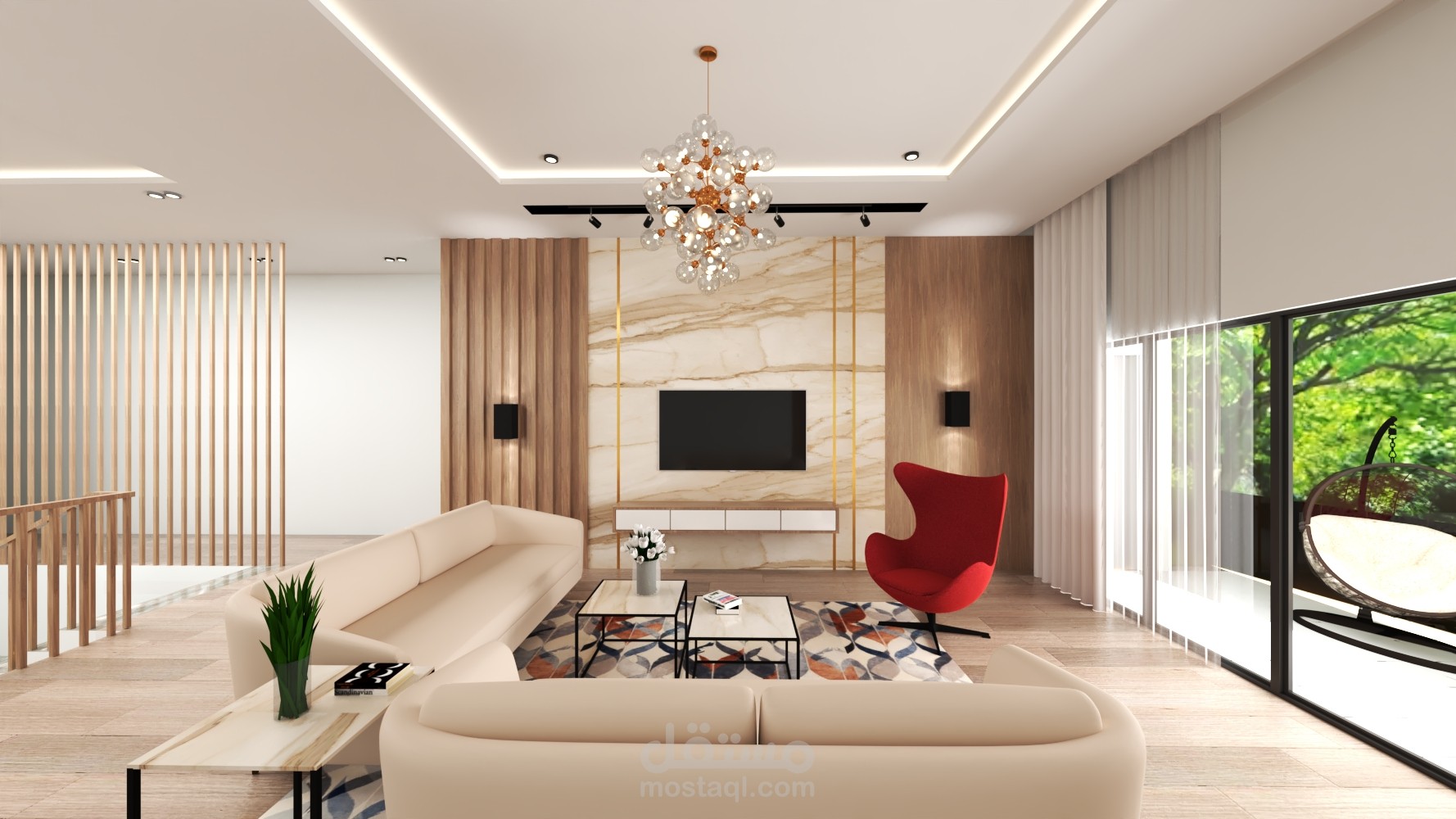 تصميم صالة في سلطنة عمان