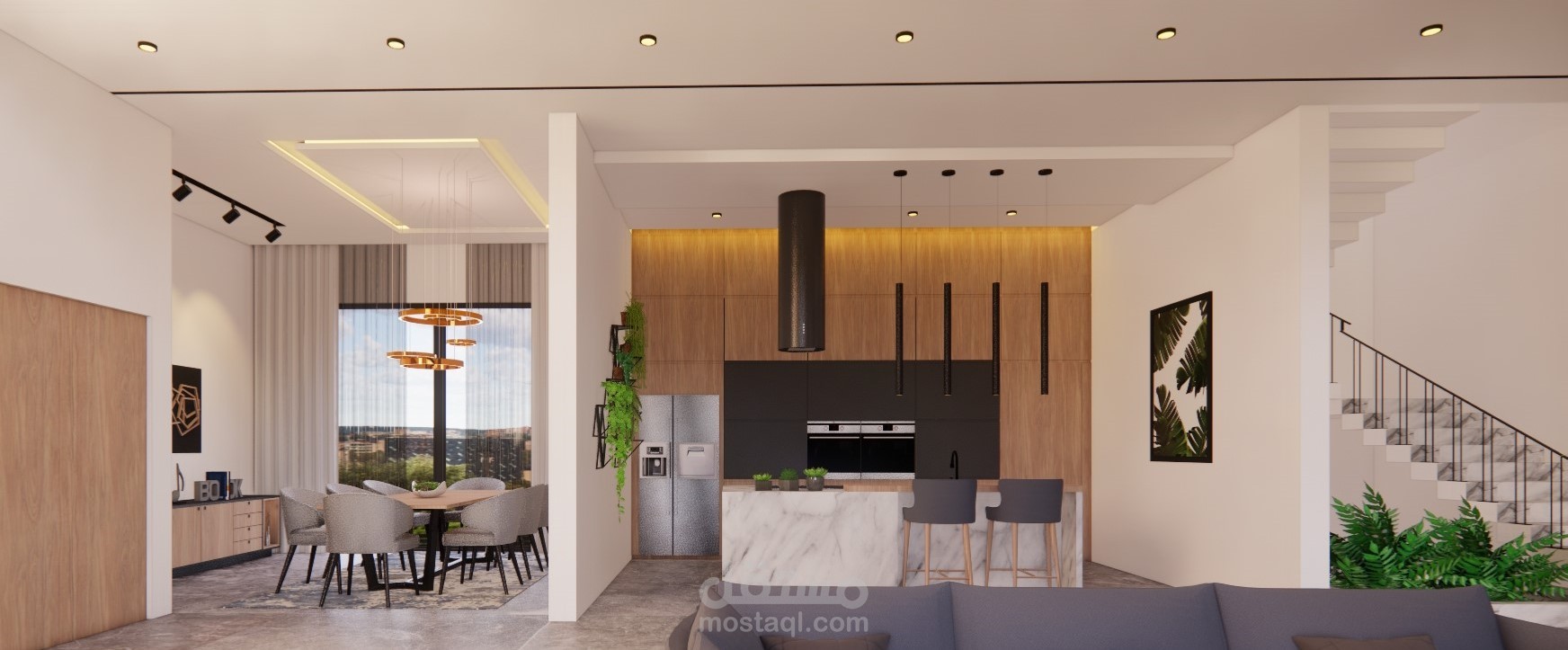 تصميم فيلا داخلي في مدينة الرياض