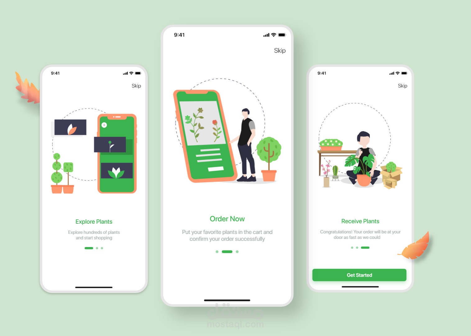 تطبيق موبايل Explore plants