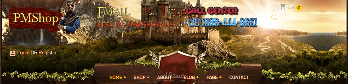 Medieval Castle PrestaShop Theme By PmShop.us