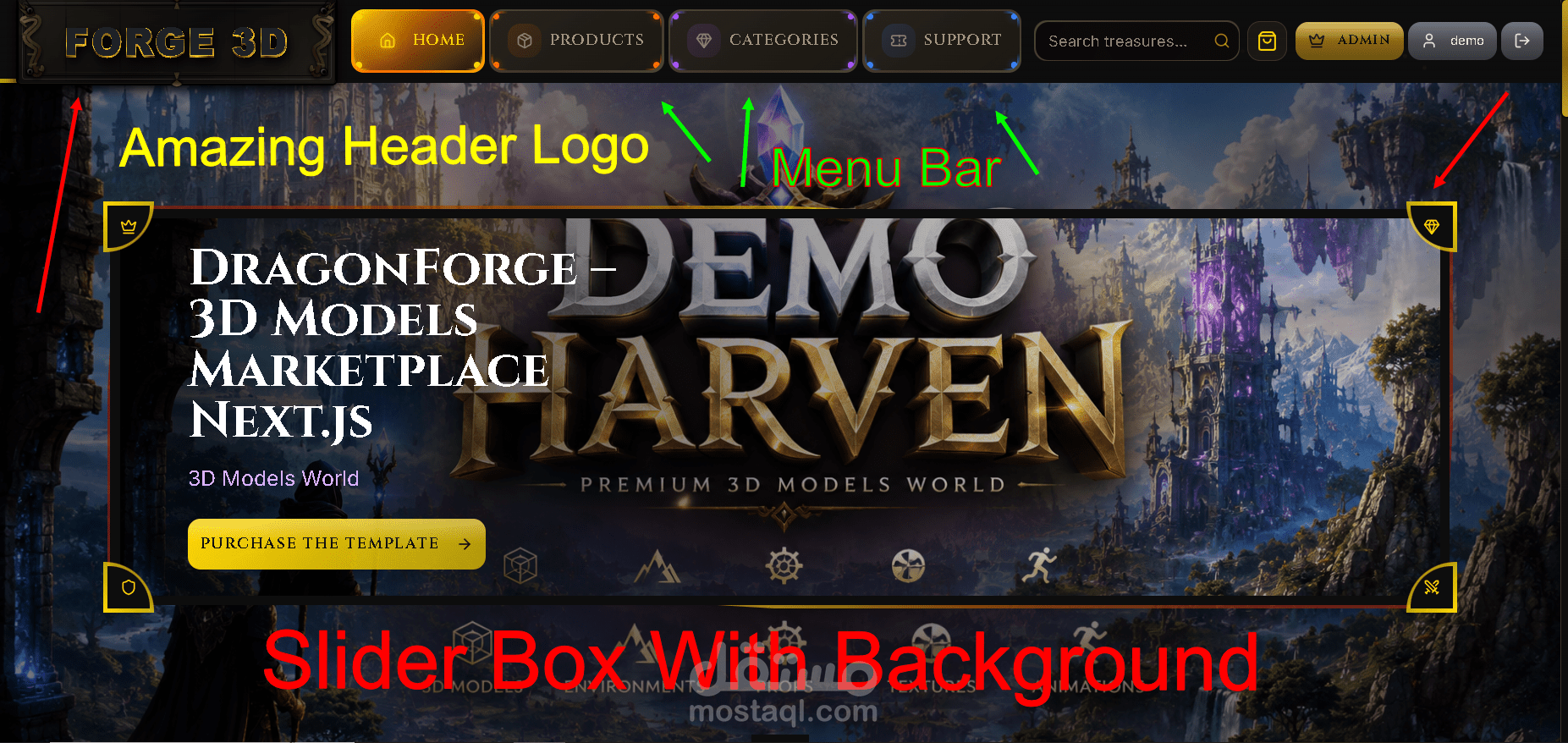 🔥 ForgeDragon 3D Model Marketplace By  - https://demoharven.shop